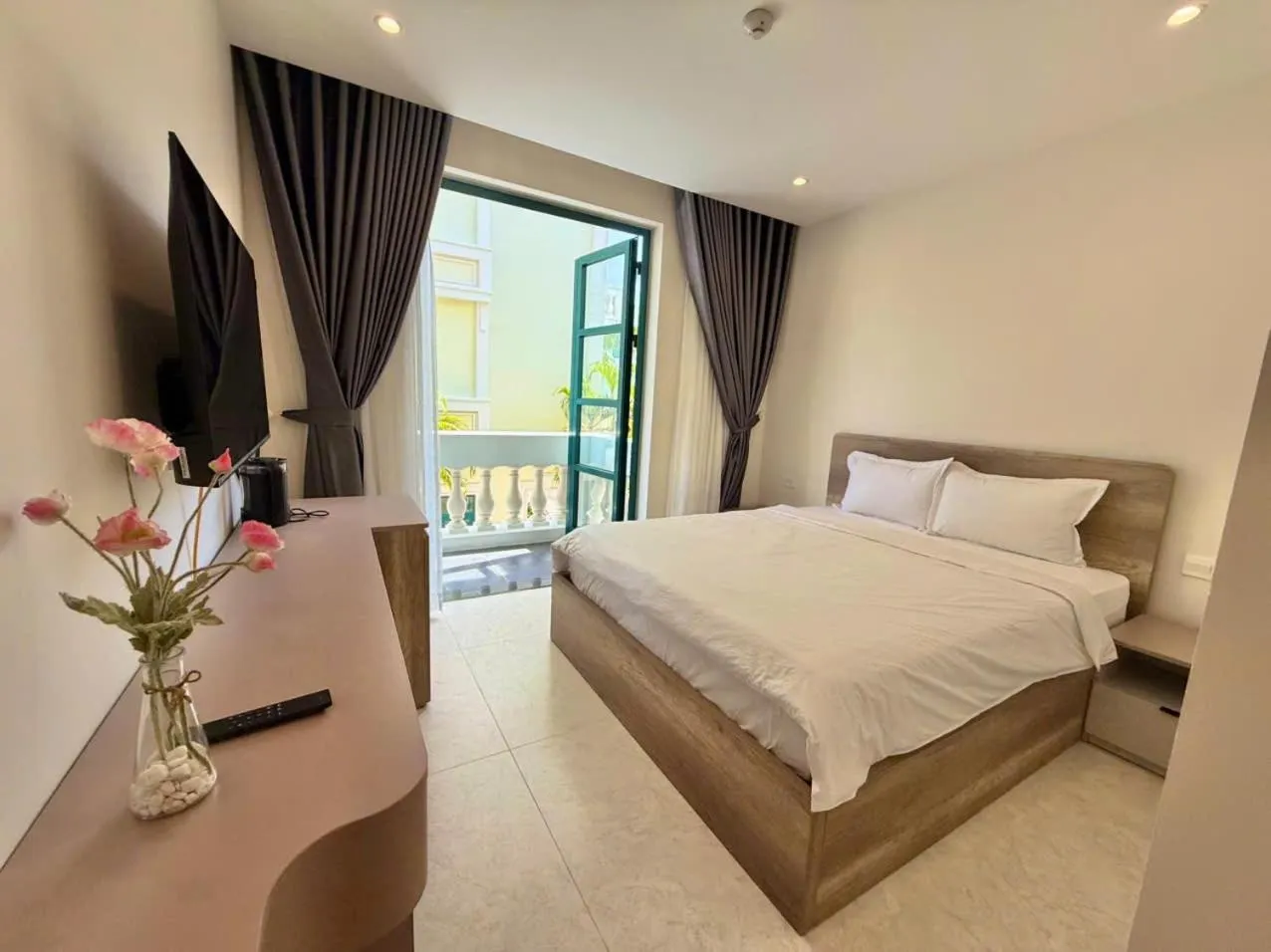 Bed in Minh Anh Hotel