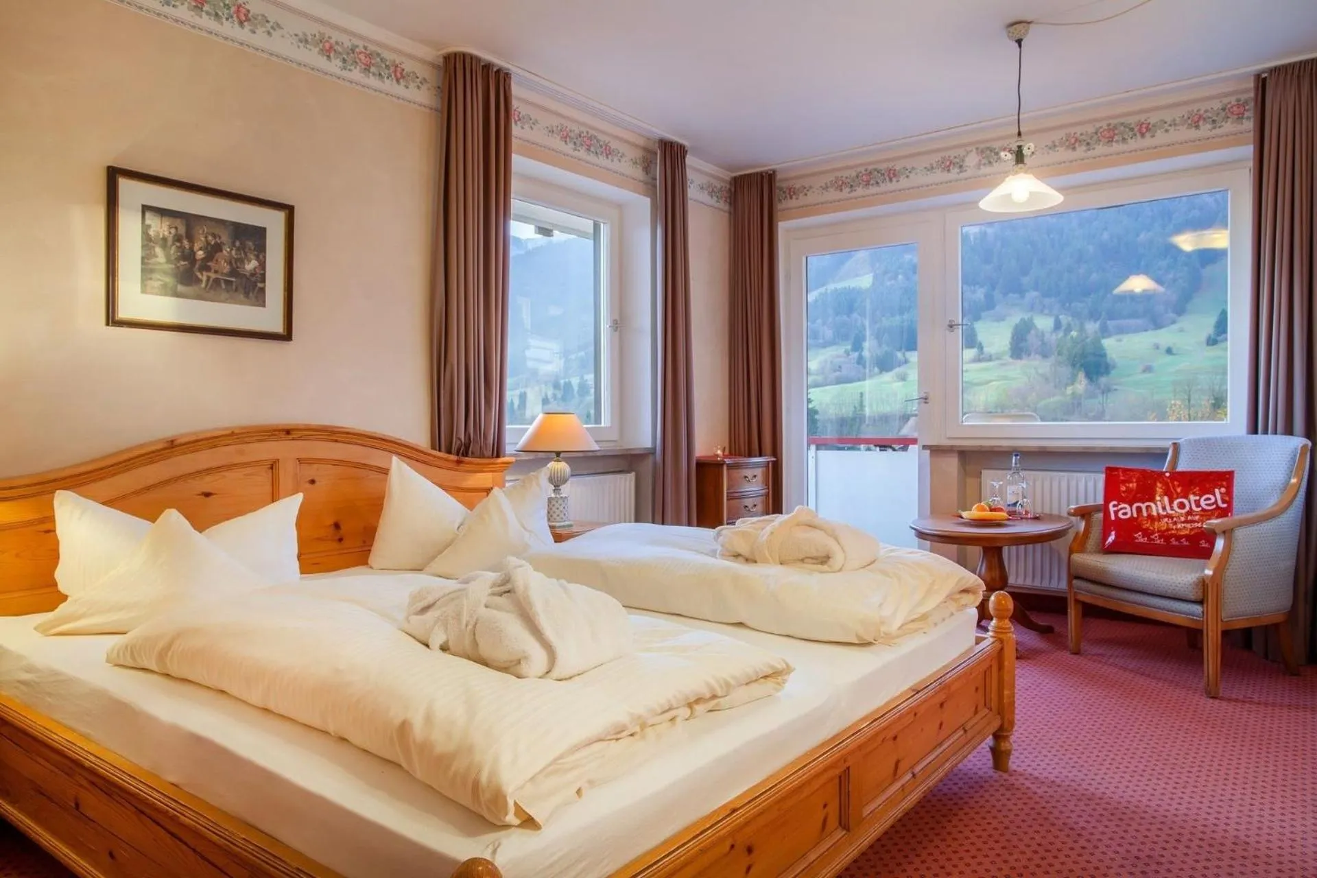 Bedroom, Bed in Familotel Bavaria Pfronten-Familien Hotel-Alles Inklusive Konzept