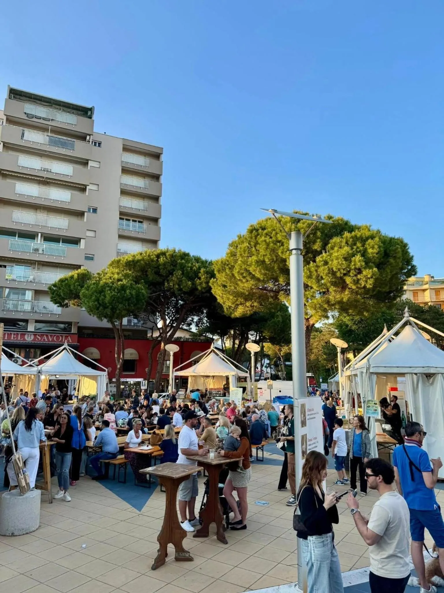 City view in Hotel Savoia