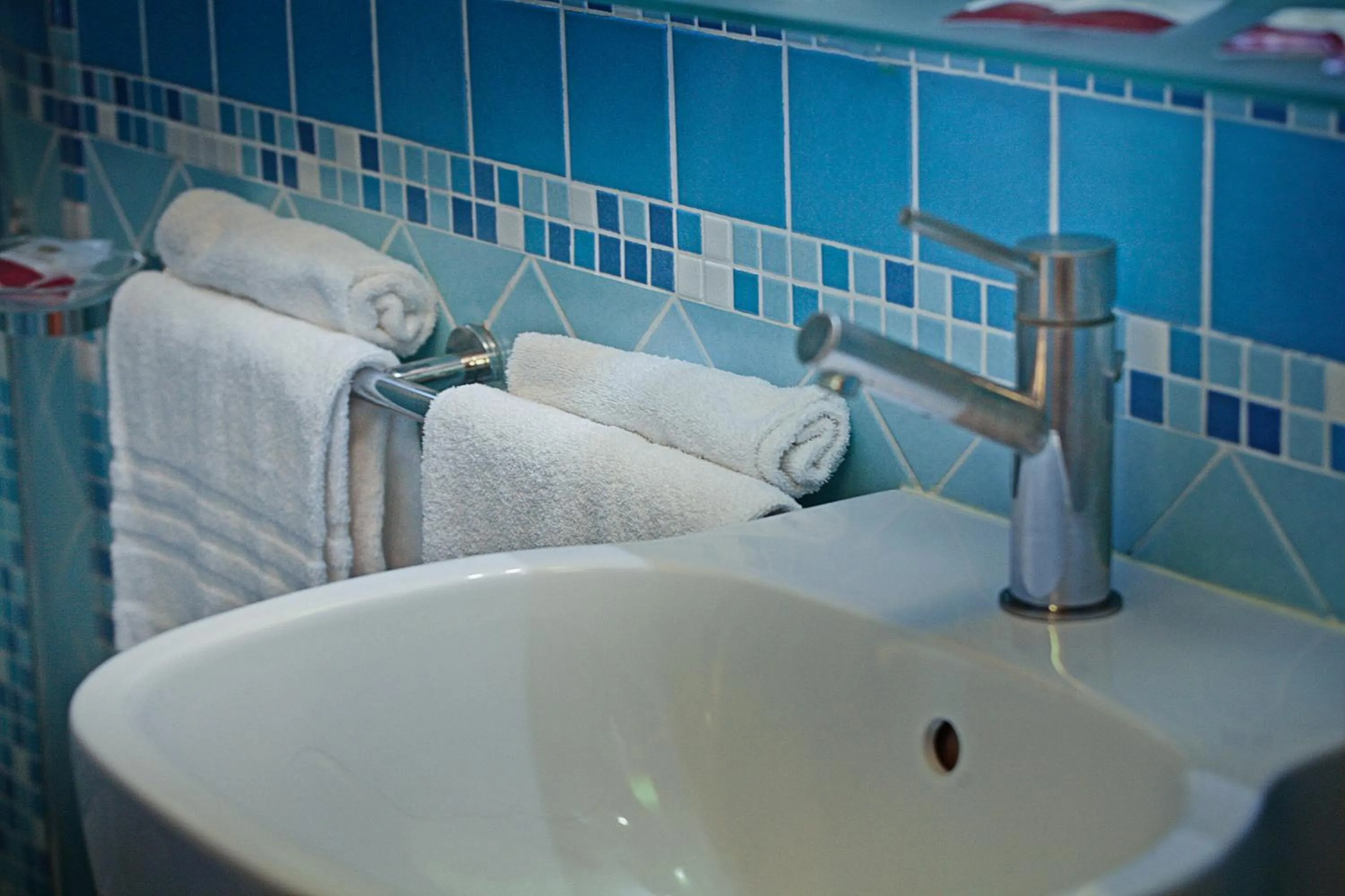 Bathroom in Hotel Savoia