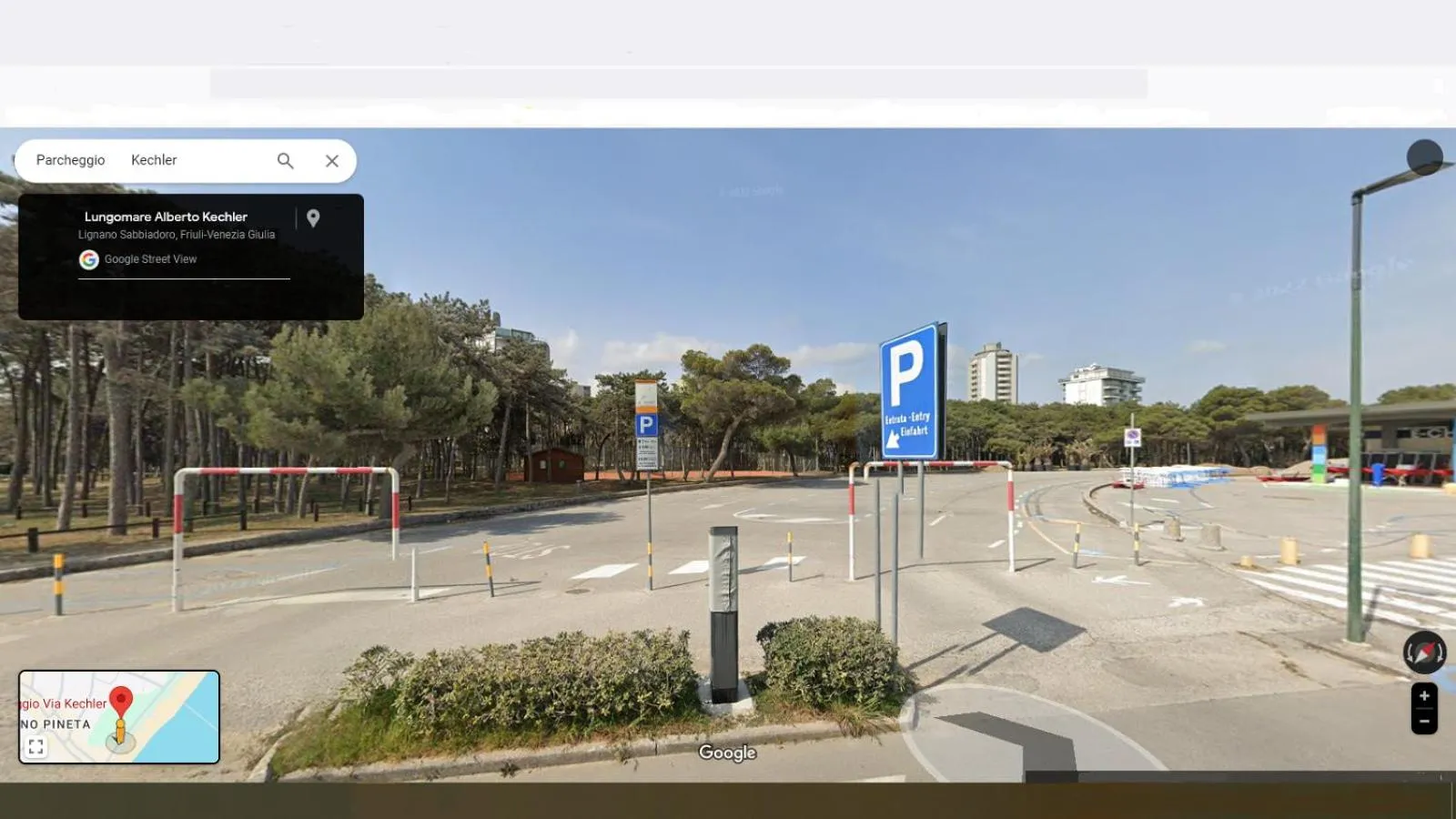 Parking in Hotel Savoia