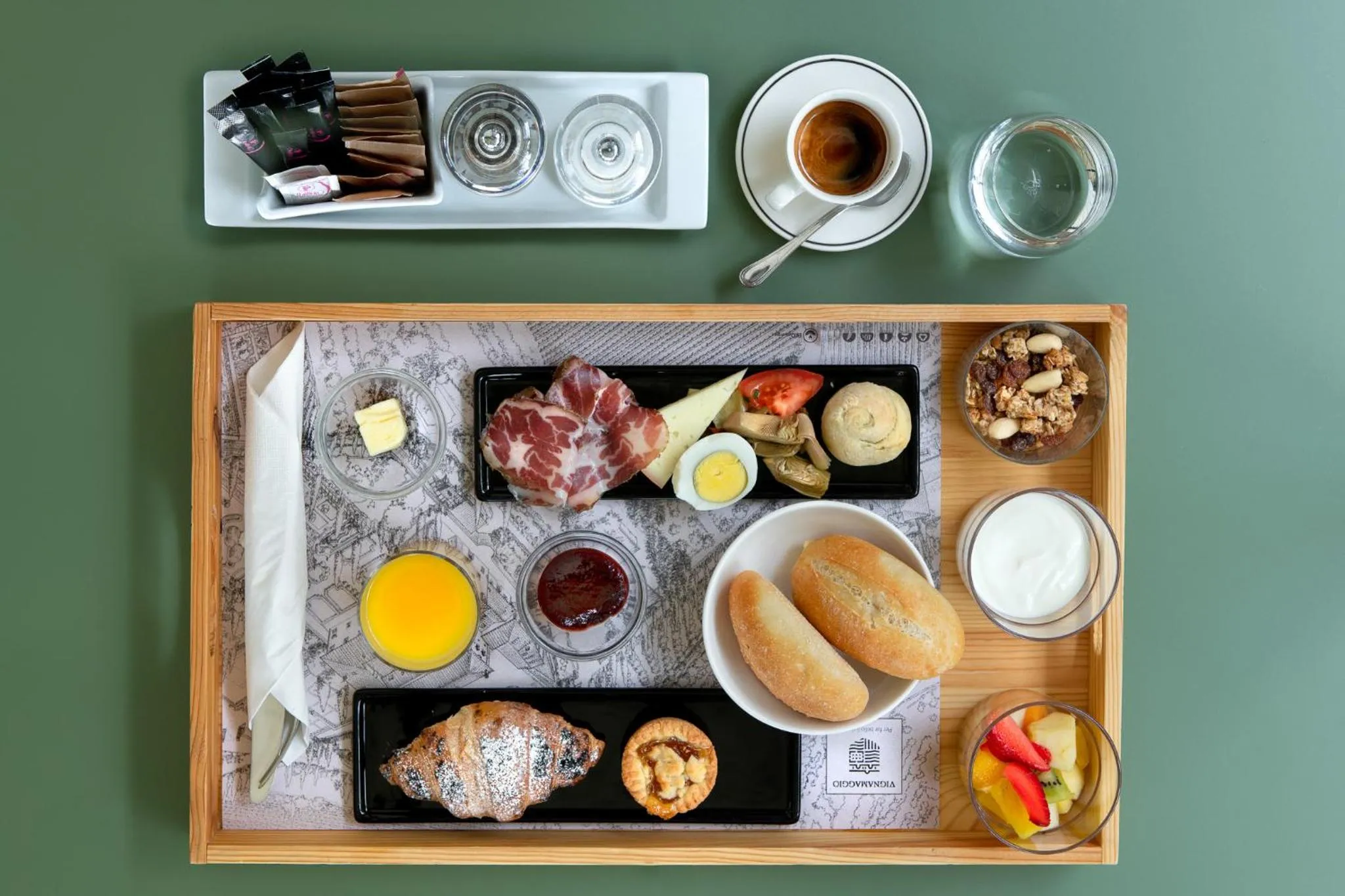 Breakfast in La Pensione di Vignamaggio