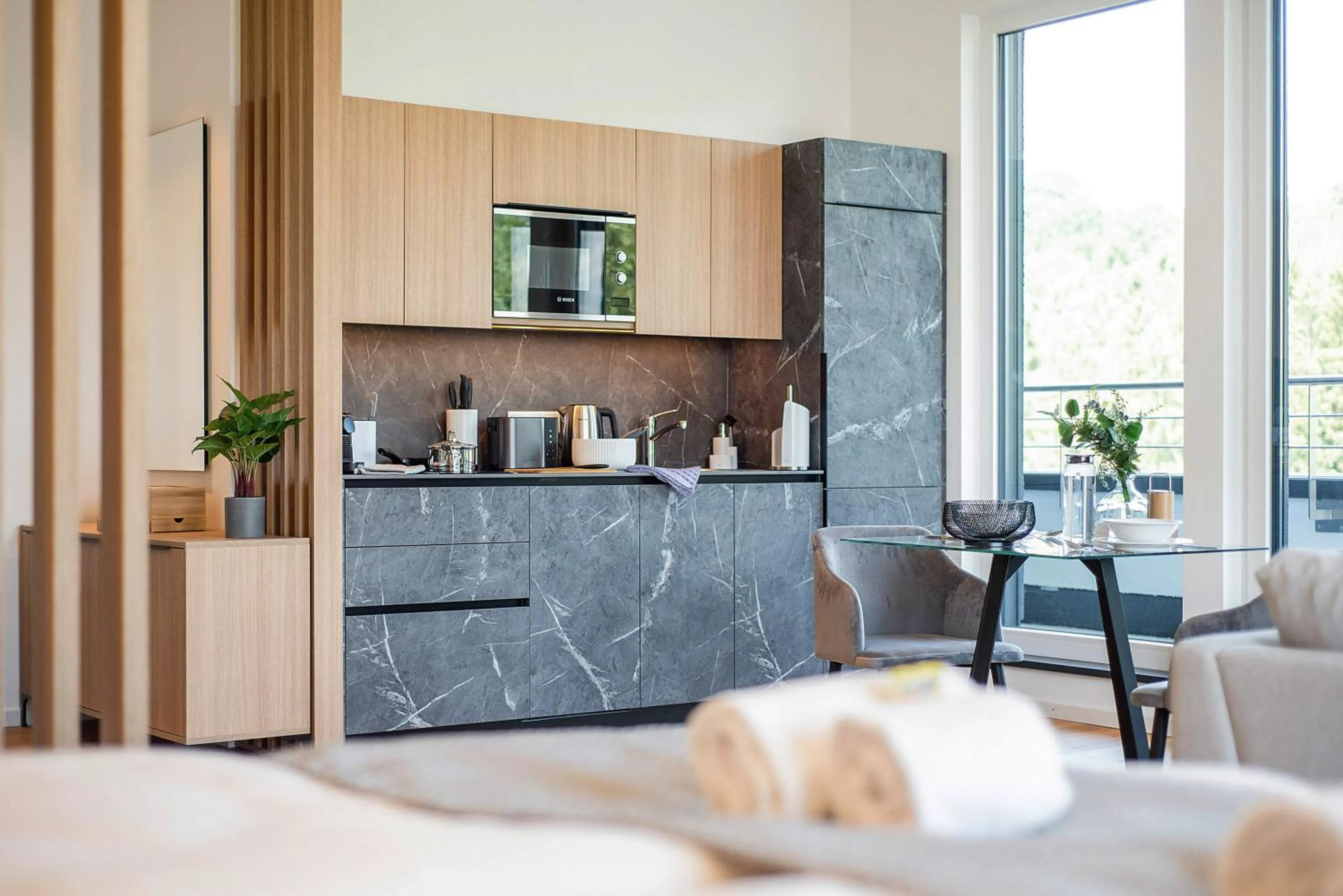 Kitchen or kitchenette in BRIGHT: Rosenheim Aicherpark