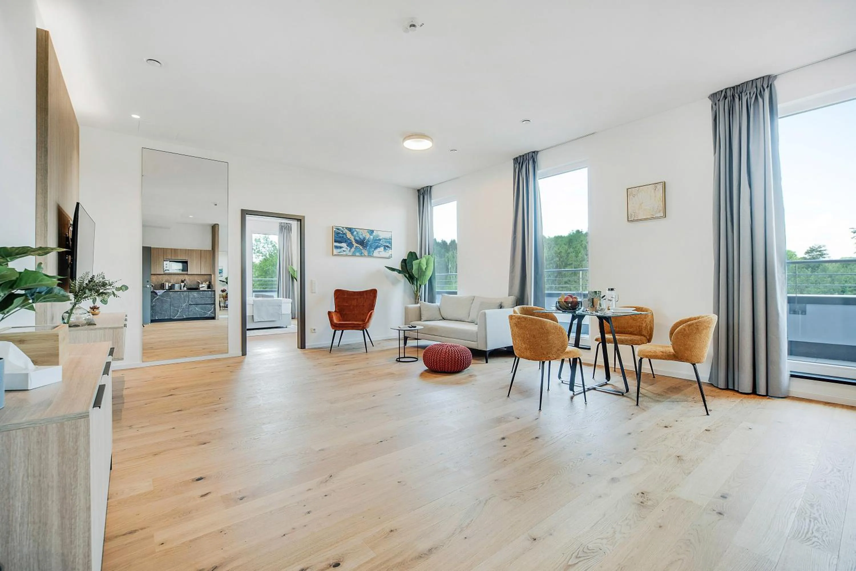 Living room in BRIGHT: Rosenheim Aicherpark