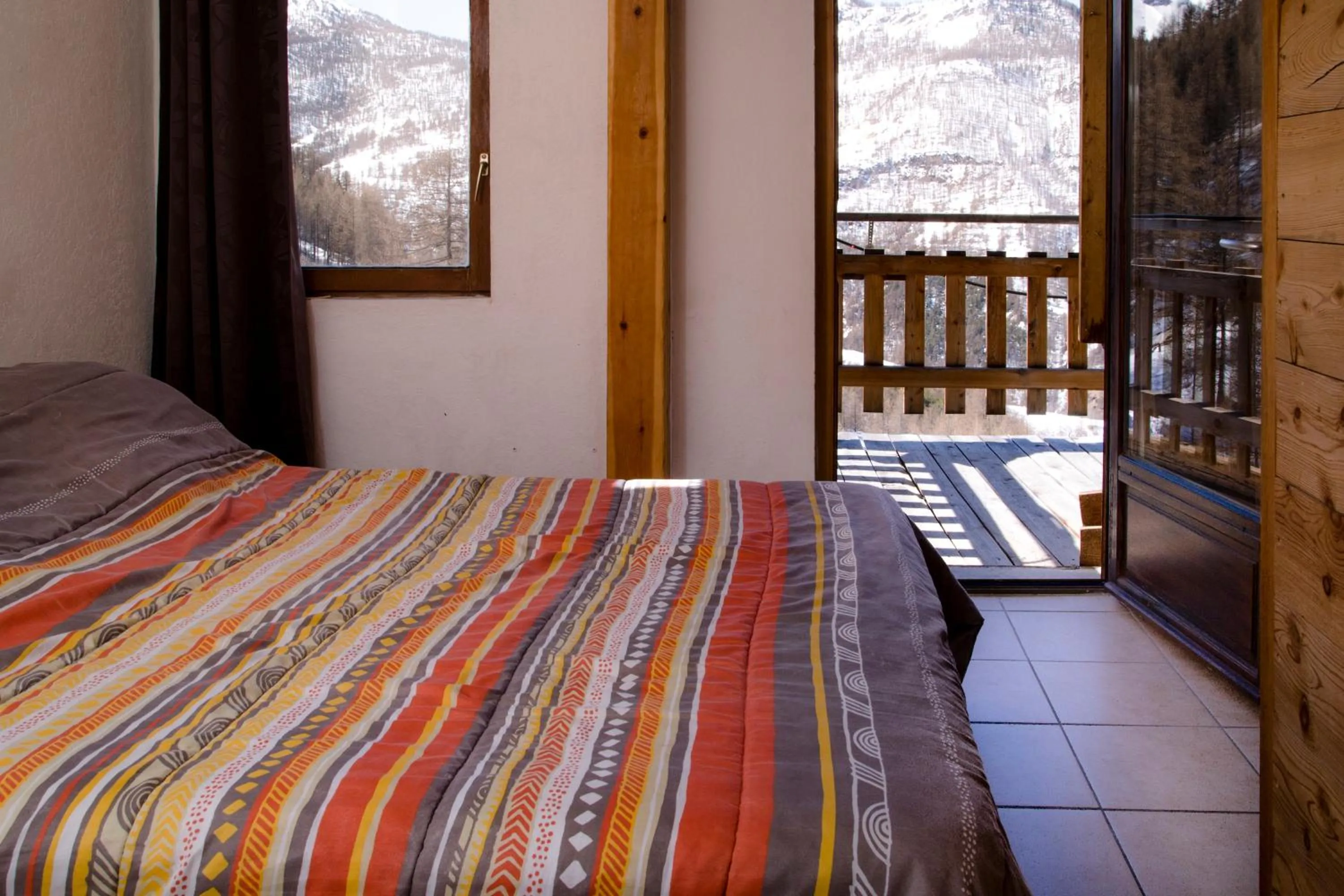 Bed in Gîte Chalet La Vie Sauvage