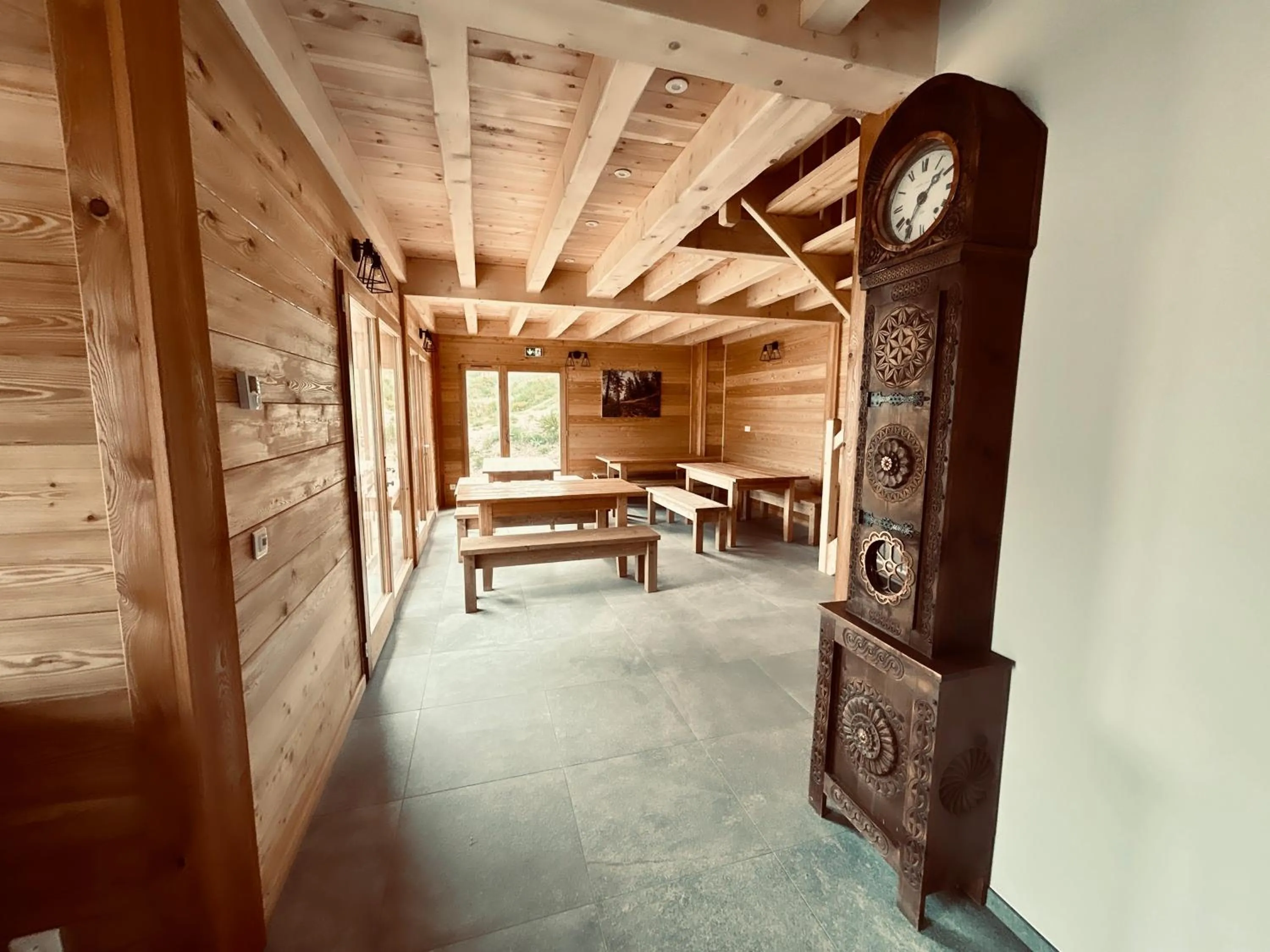 Breakfast in Gîte Chalet La Vie Sauvage