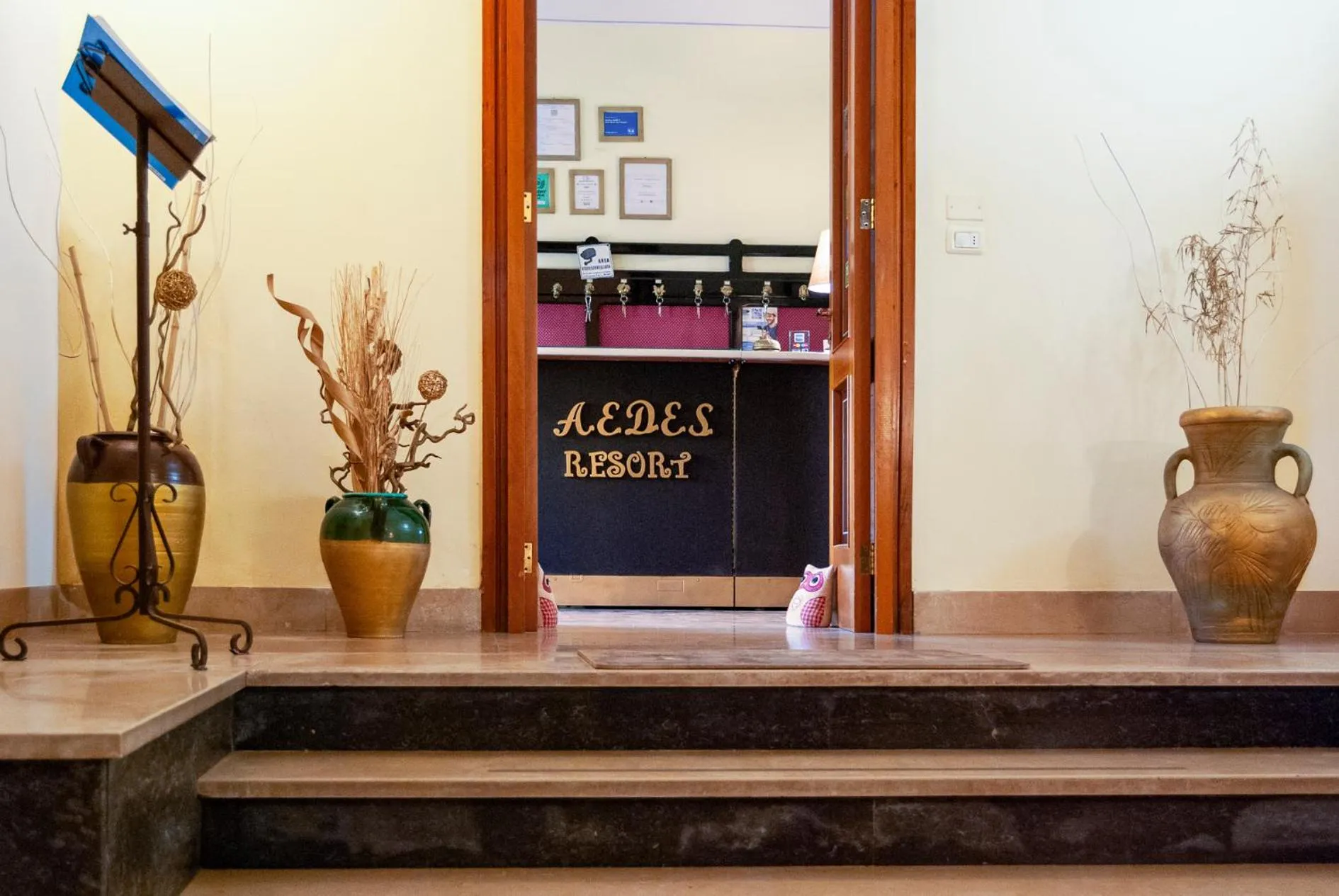 Lobby or reception in Aedes B&B Il Giardino dei Sogni