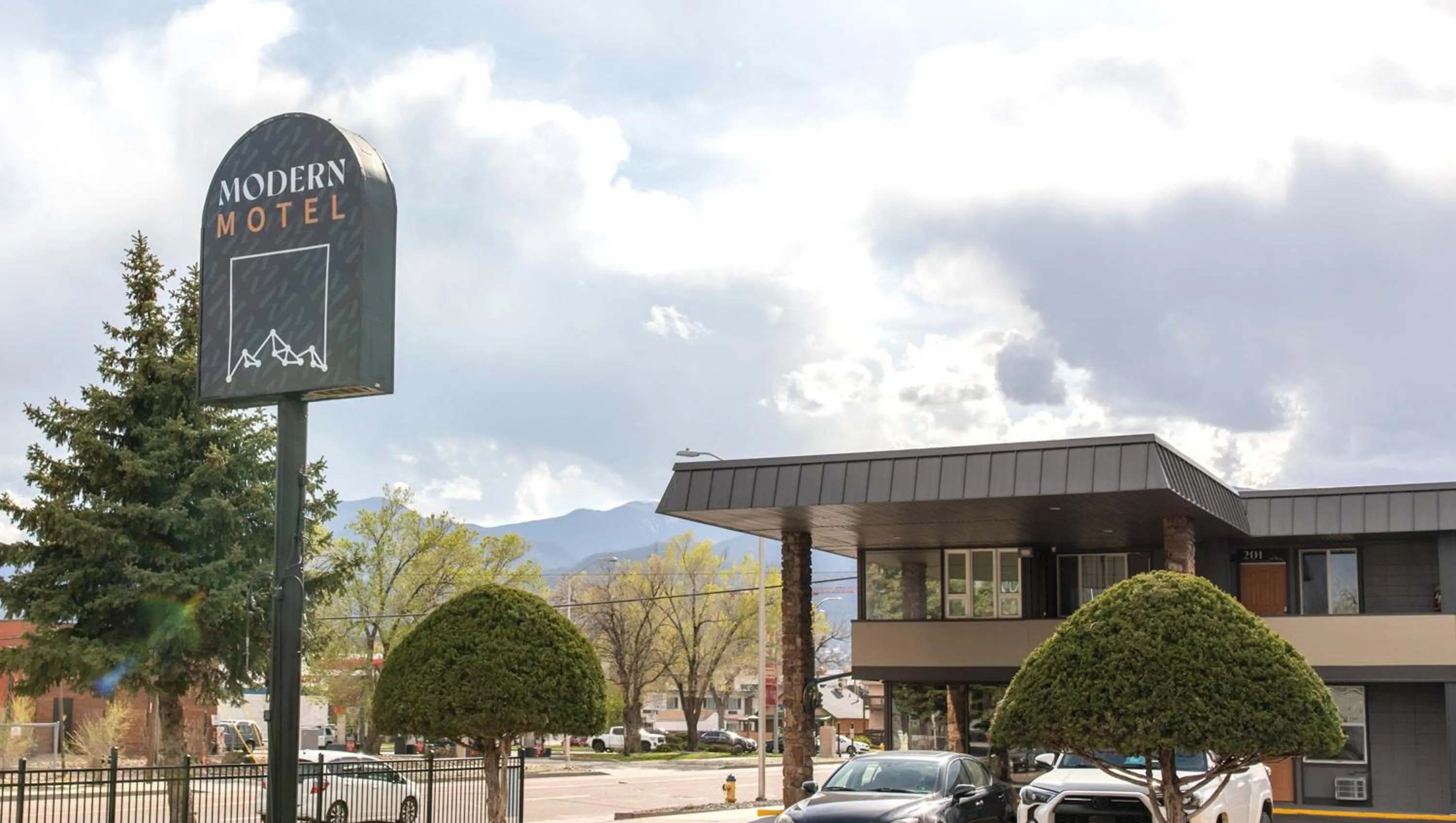 Property building in Modern Motel