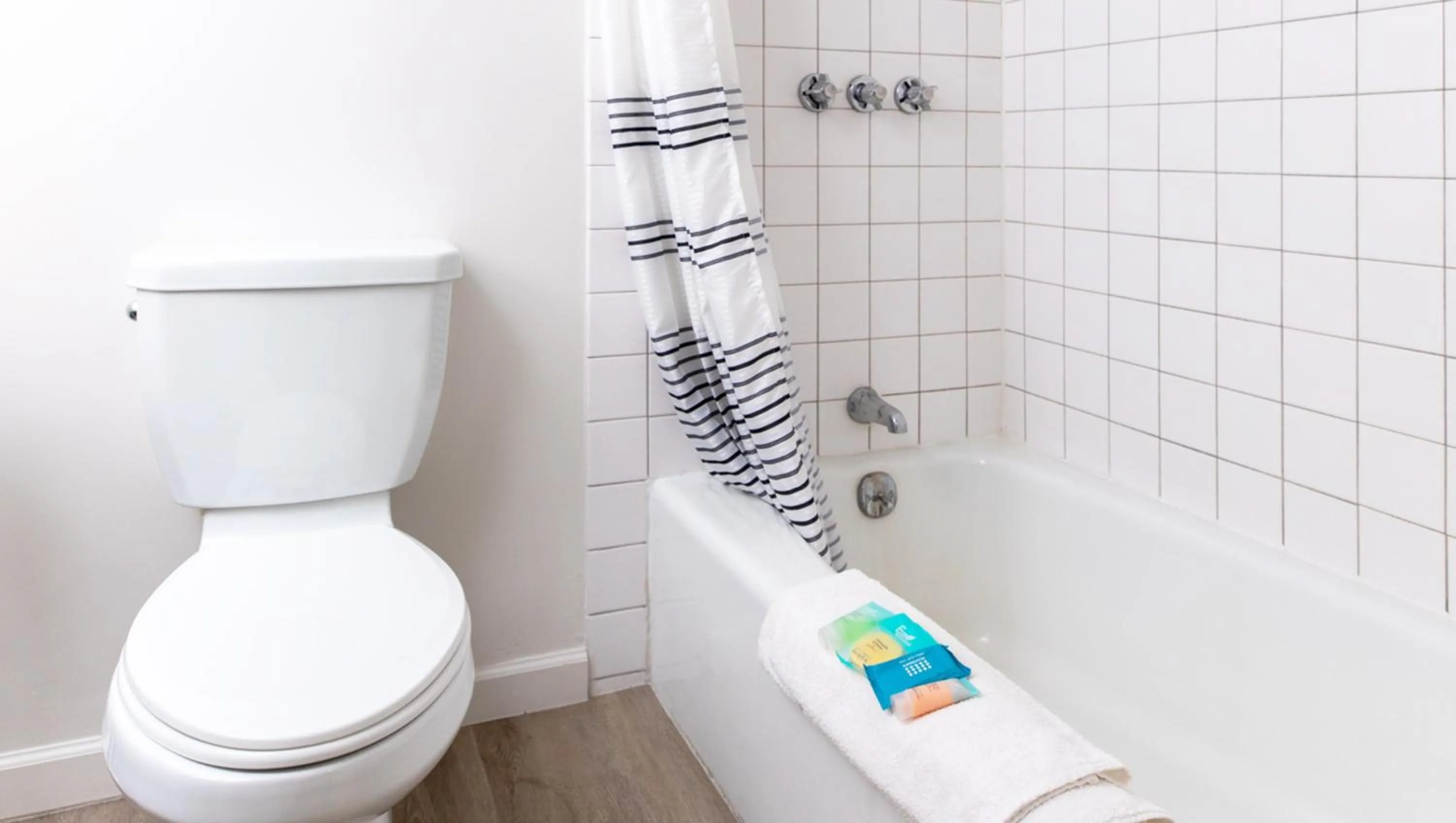 Bathroom in Modern Motel