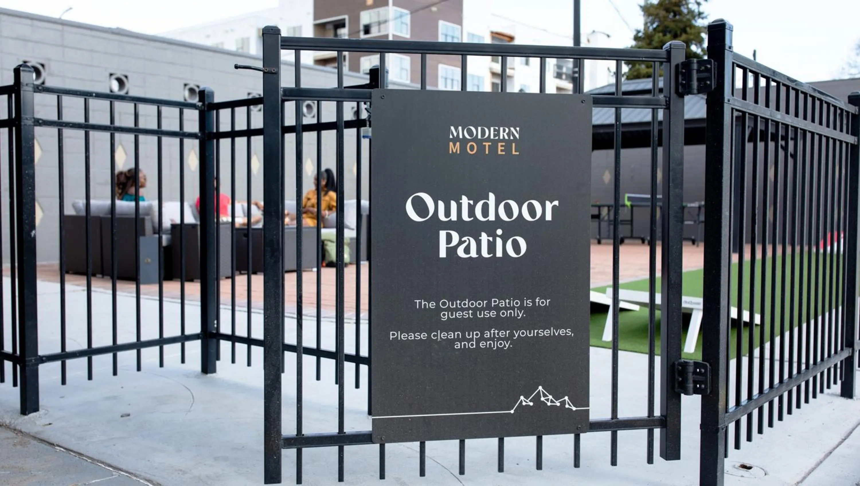 Property building in Modern Motel