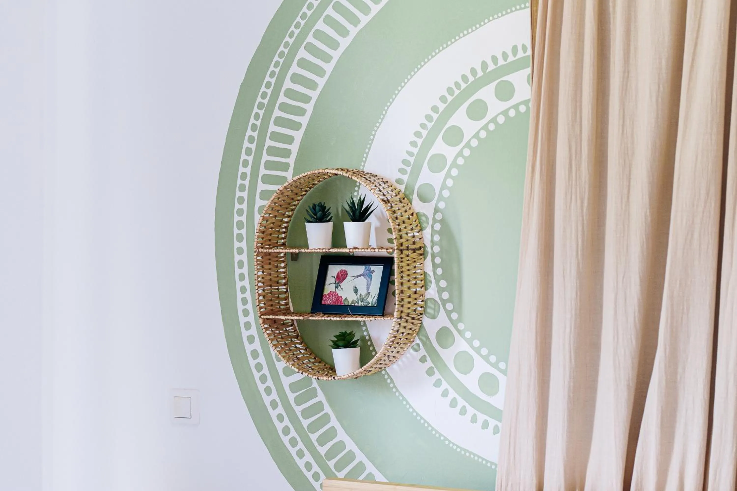 Decorative detail in Oliva Holiday Homes