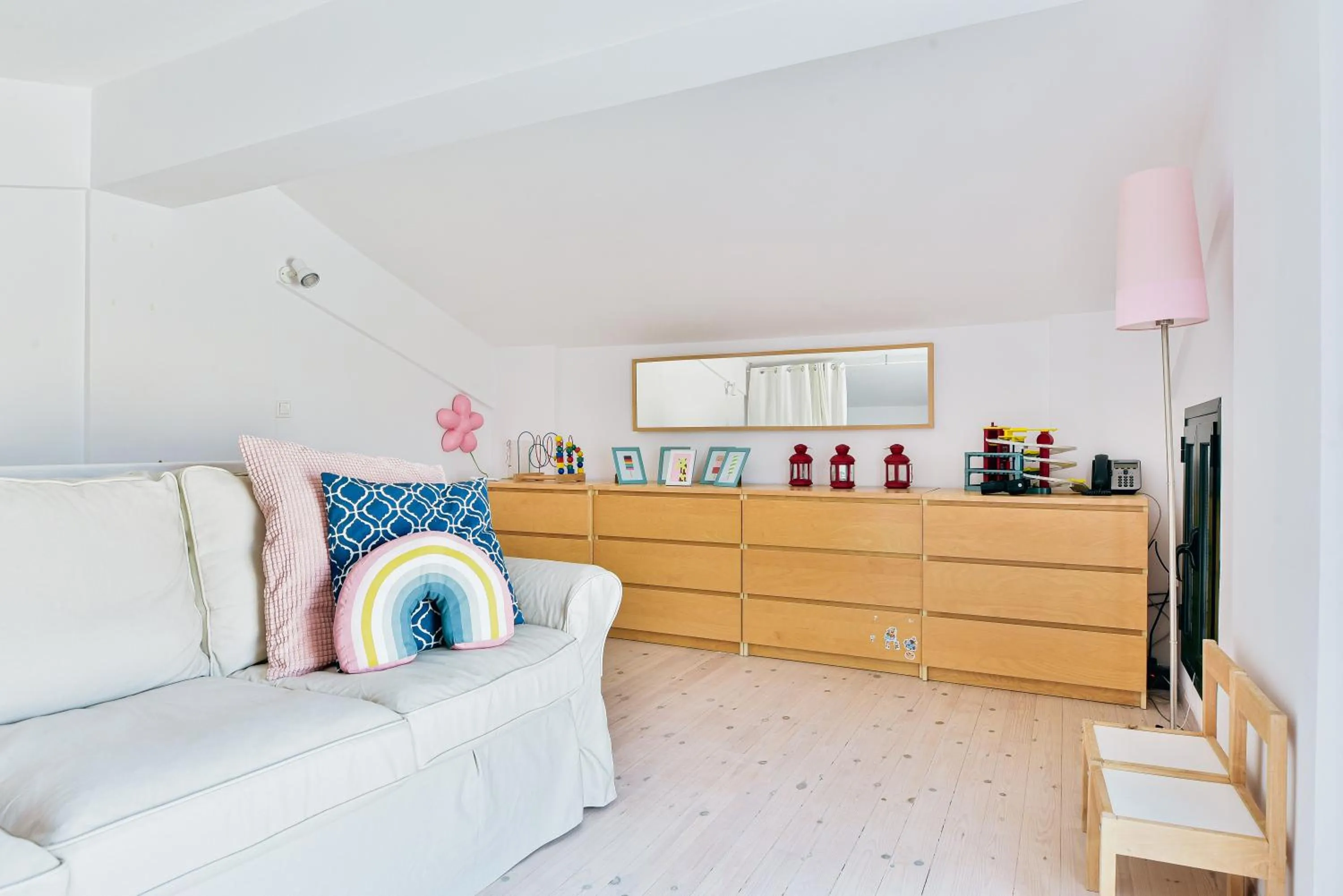 Seating area in Oliva Holiday Homes