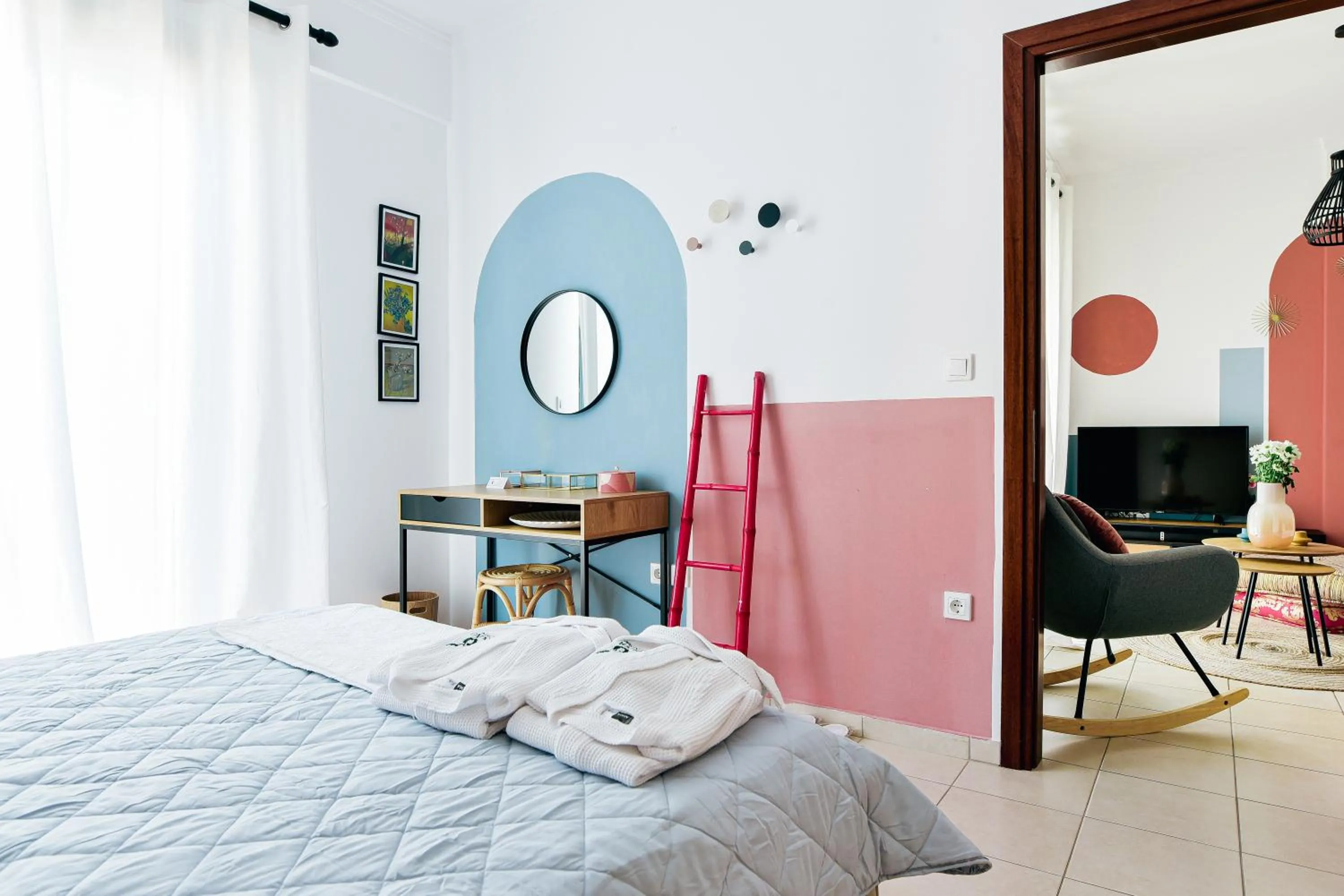 Bedroom, Bed in Oliva Holiday Homes