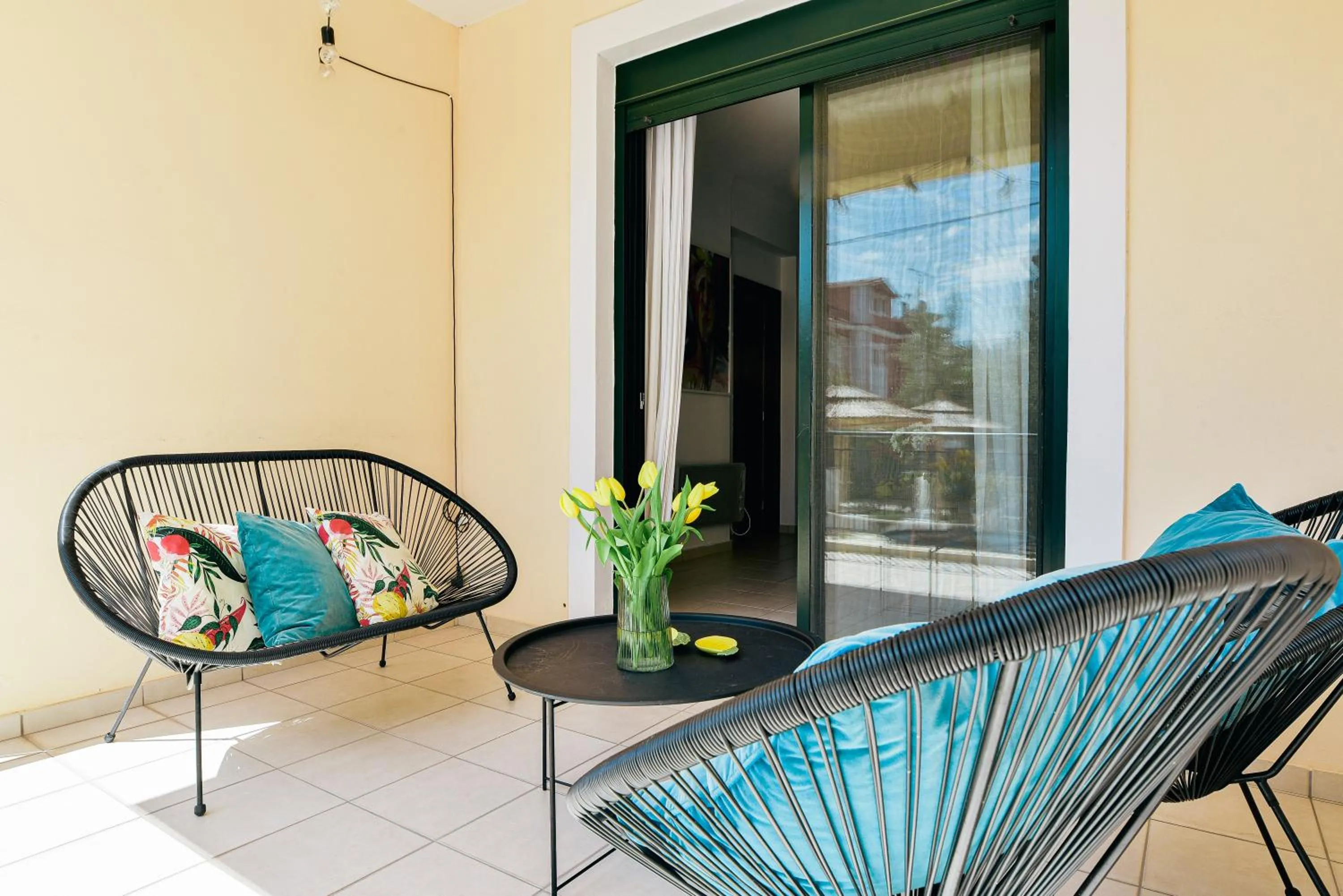 Balcony/Terrace in Oliva Holiday Homes