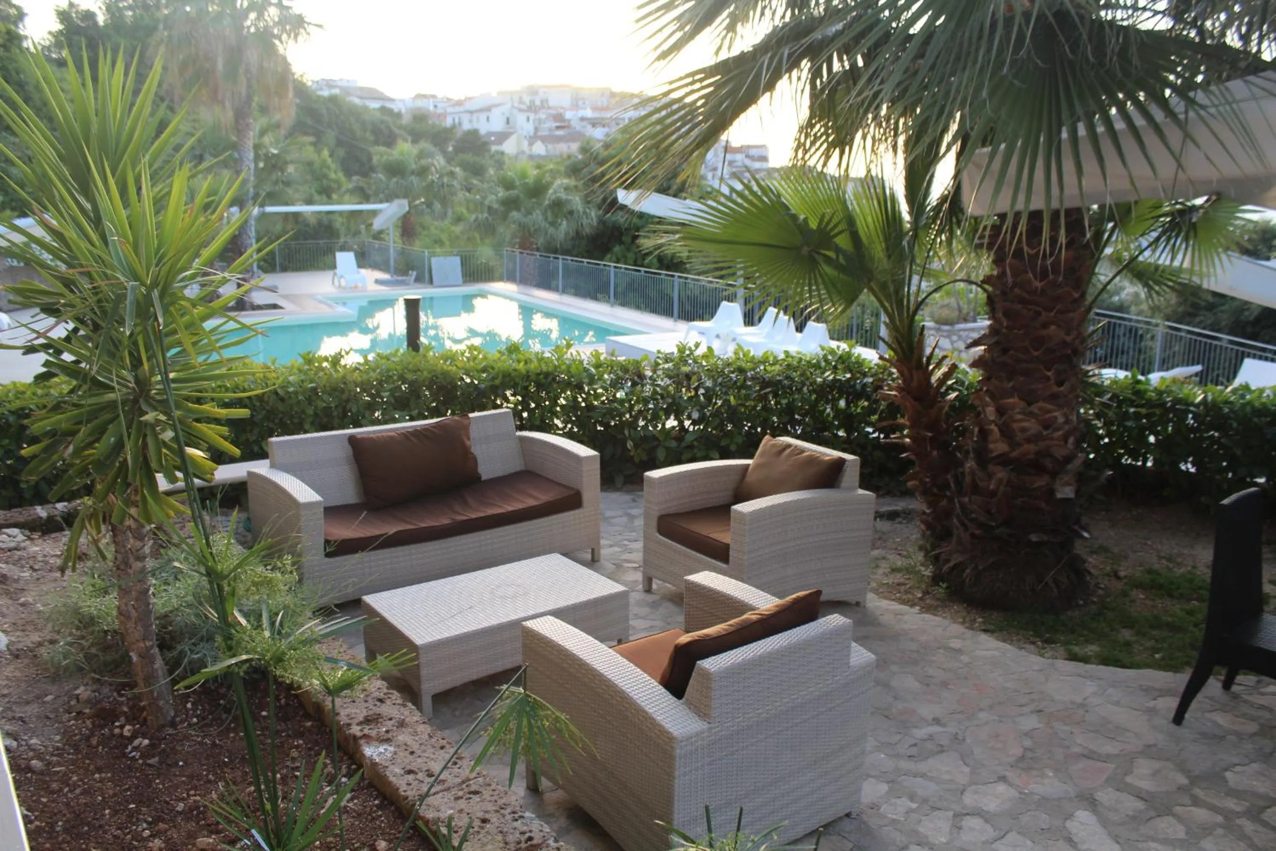 Patio in Albergo Villa Vittoria