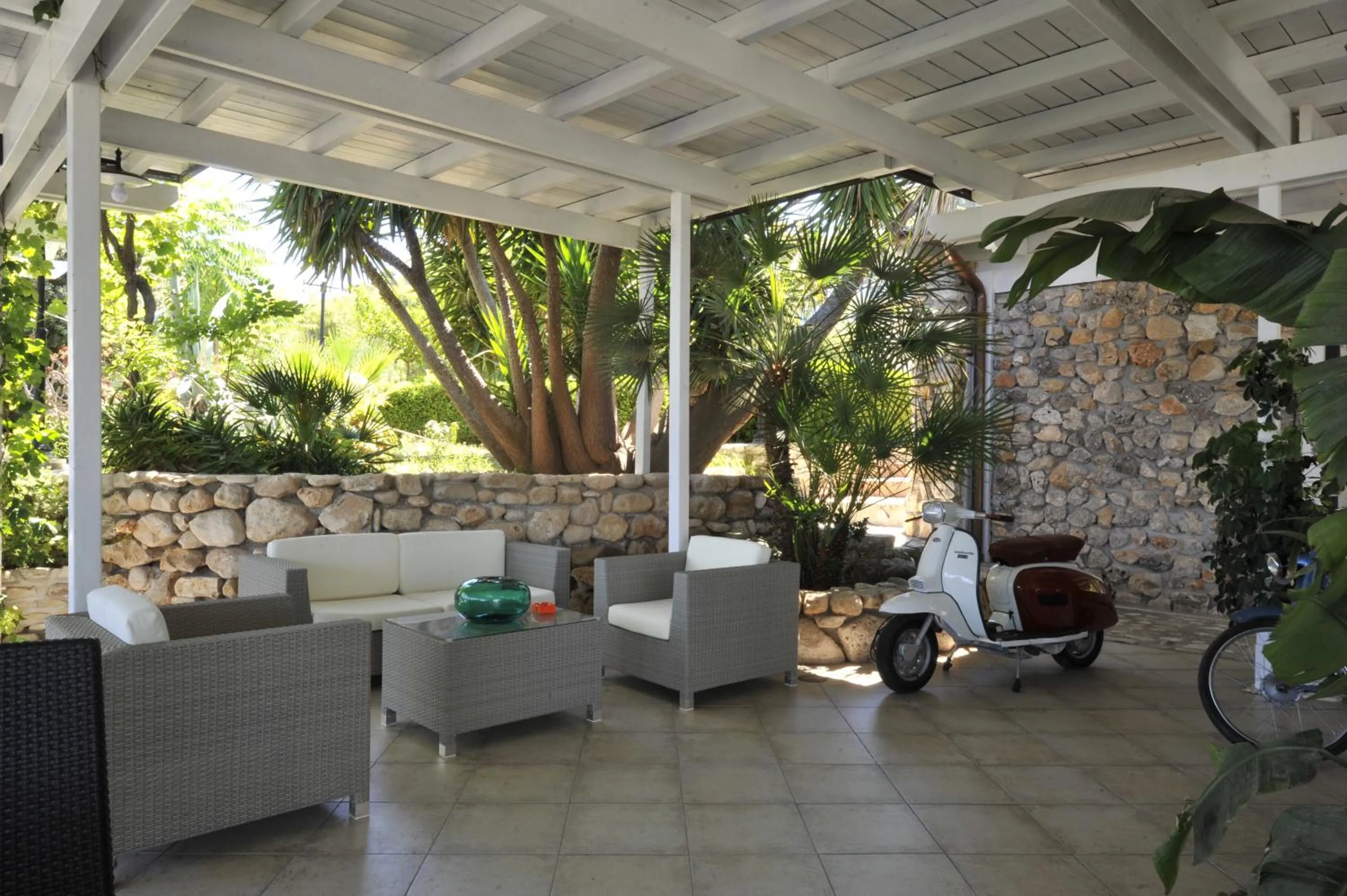 Patio in Albergo Villa Vittoria