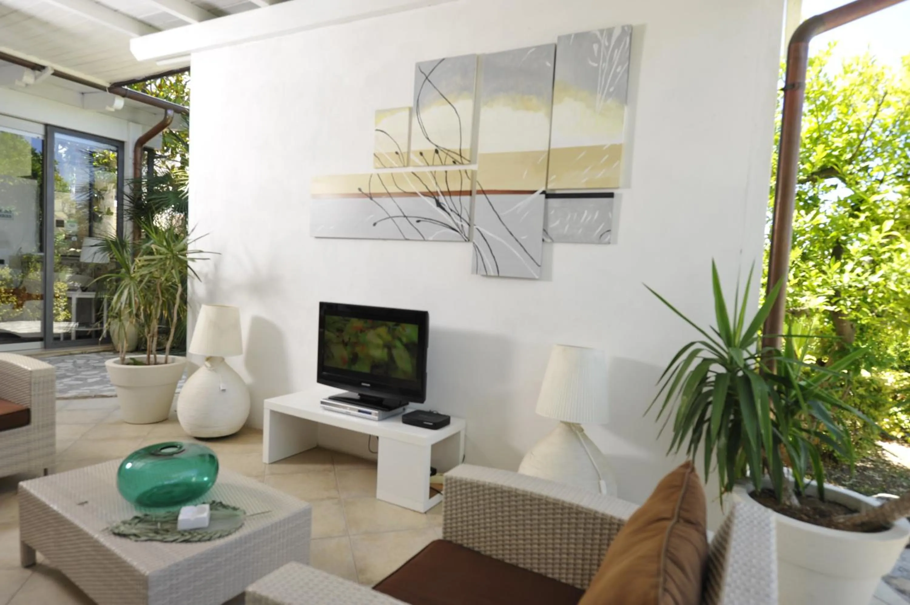 Decorative detail in Albergo Villa Vittoria