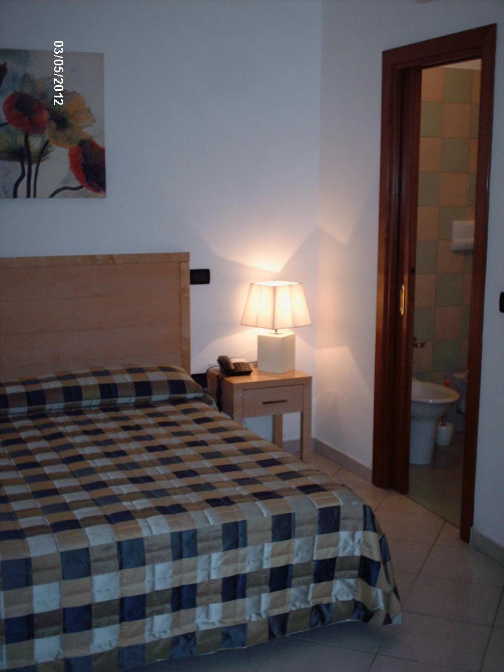 Decorative detail, Bed in Albergo Villa Vittoria