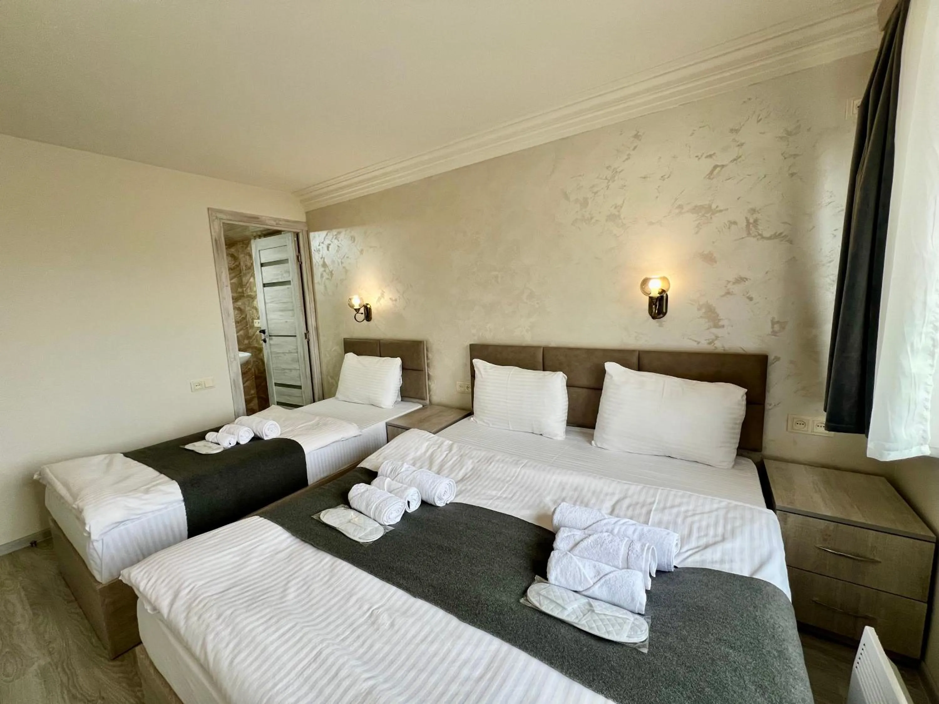 Bed in The Hill Guesthouse