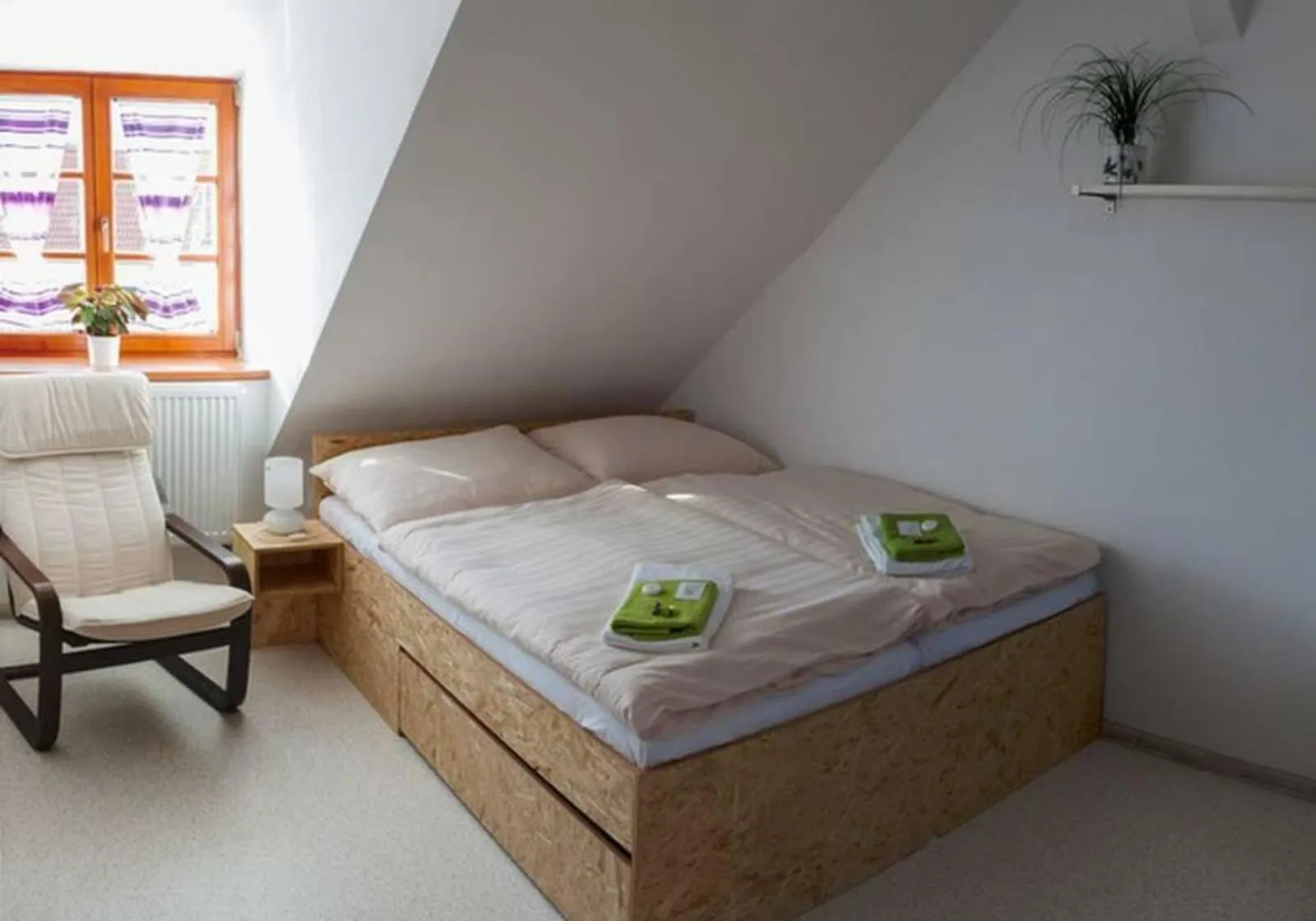 Bed in Hotel Hospodářský dvůr Bohuslavice