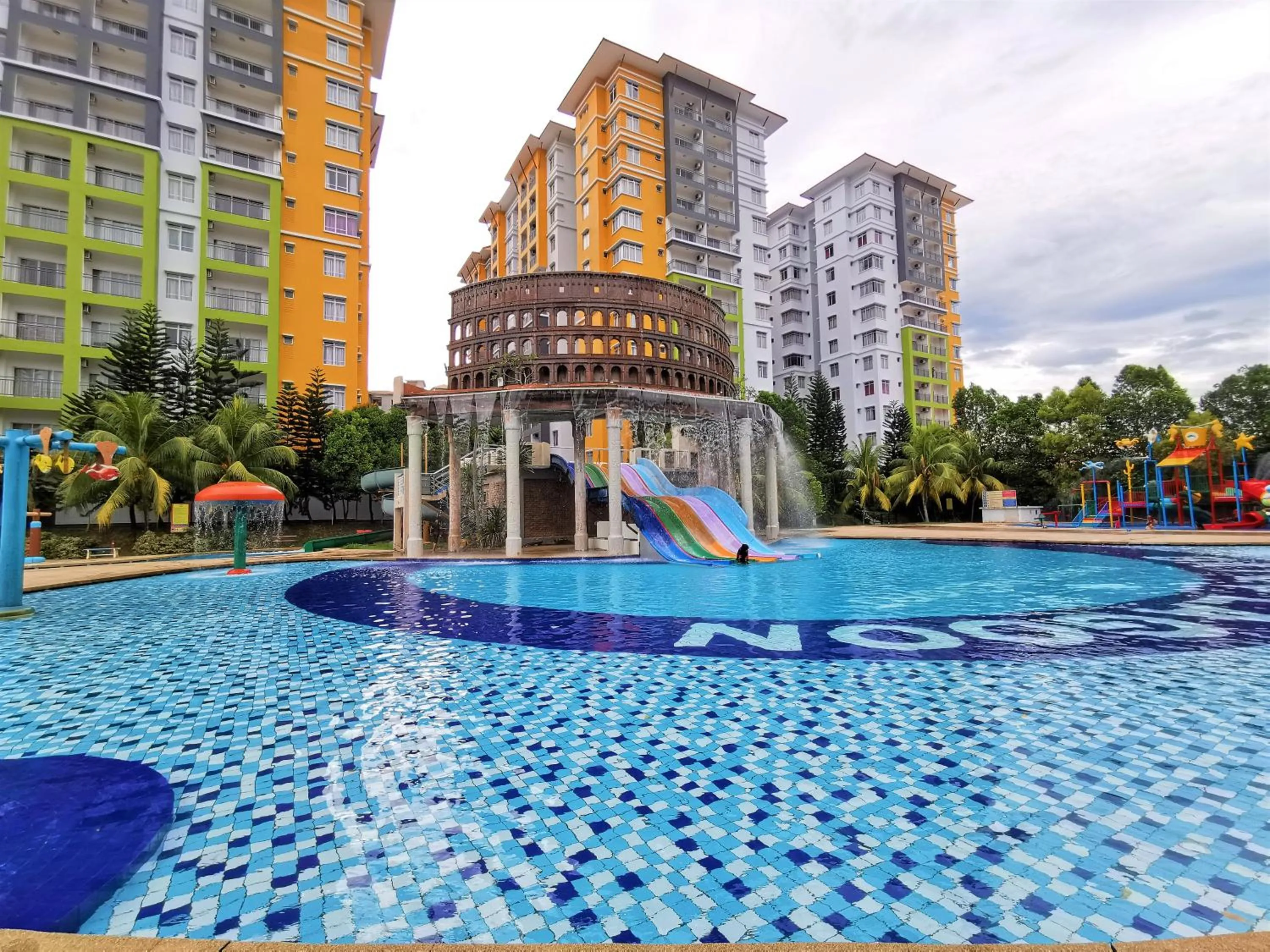 Property building in FHS Water Themepark Resort Melaka Town City Tengah