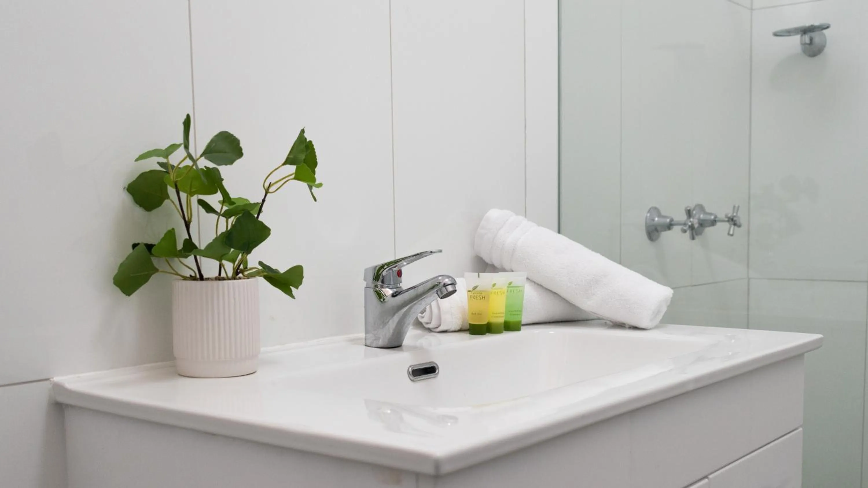 Bathroom in K - Town Hotel