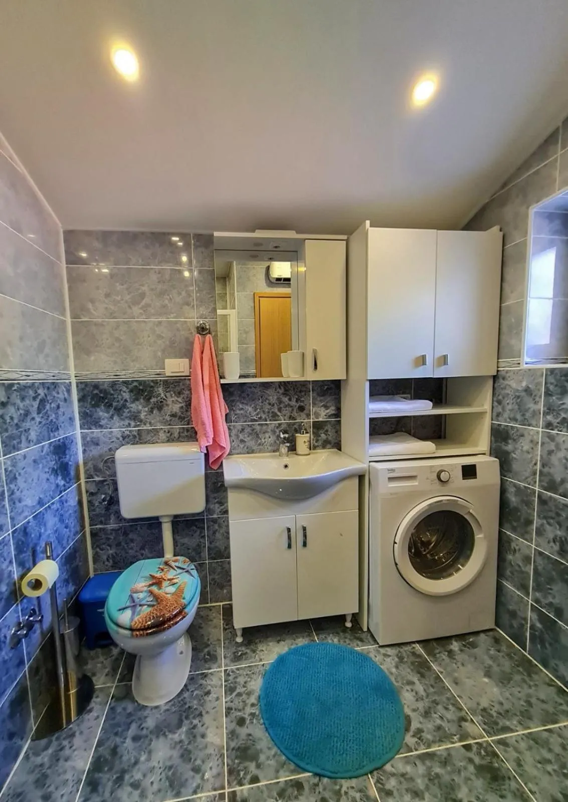 Bathroom in apartman Goga with pool and jacuzzi