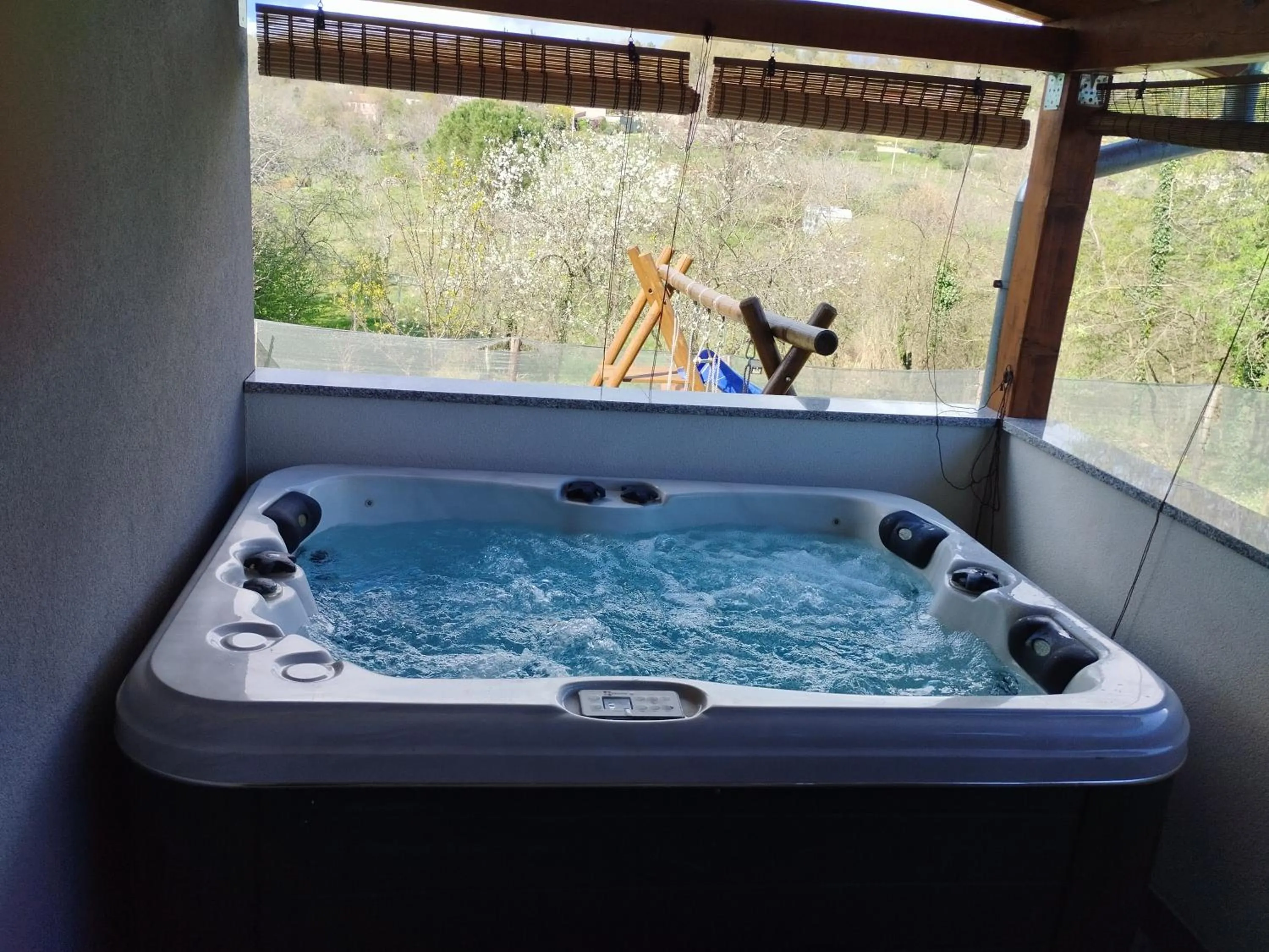 Hot Tub in apartman Goga with pool and jacuzzi
