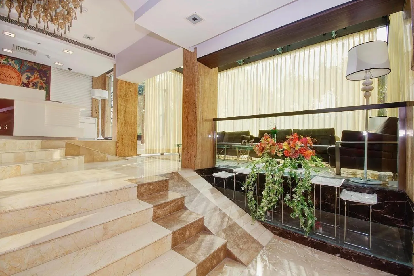 Facade/entrance in The Palm Spring a Boutique Hotel Naraina New Delhi