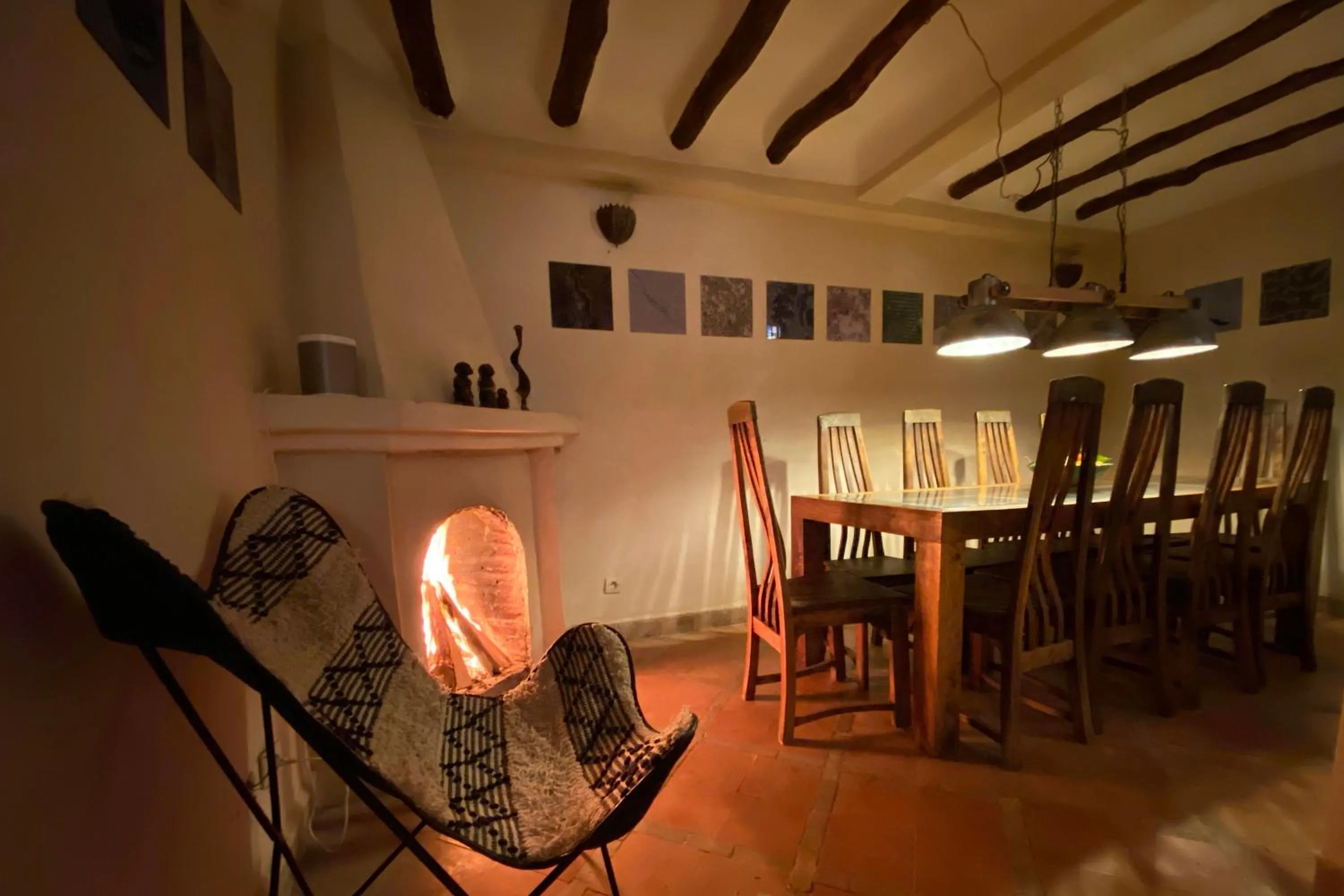 Dining area in Riad Of The Storks