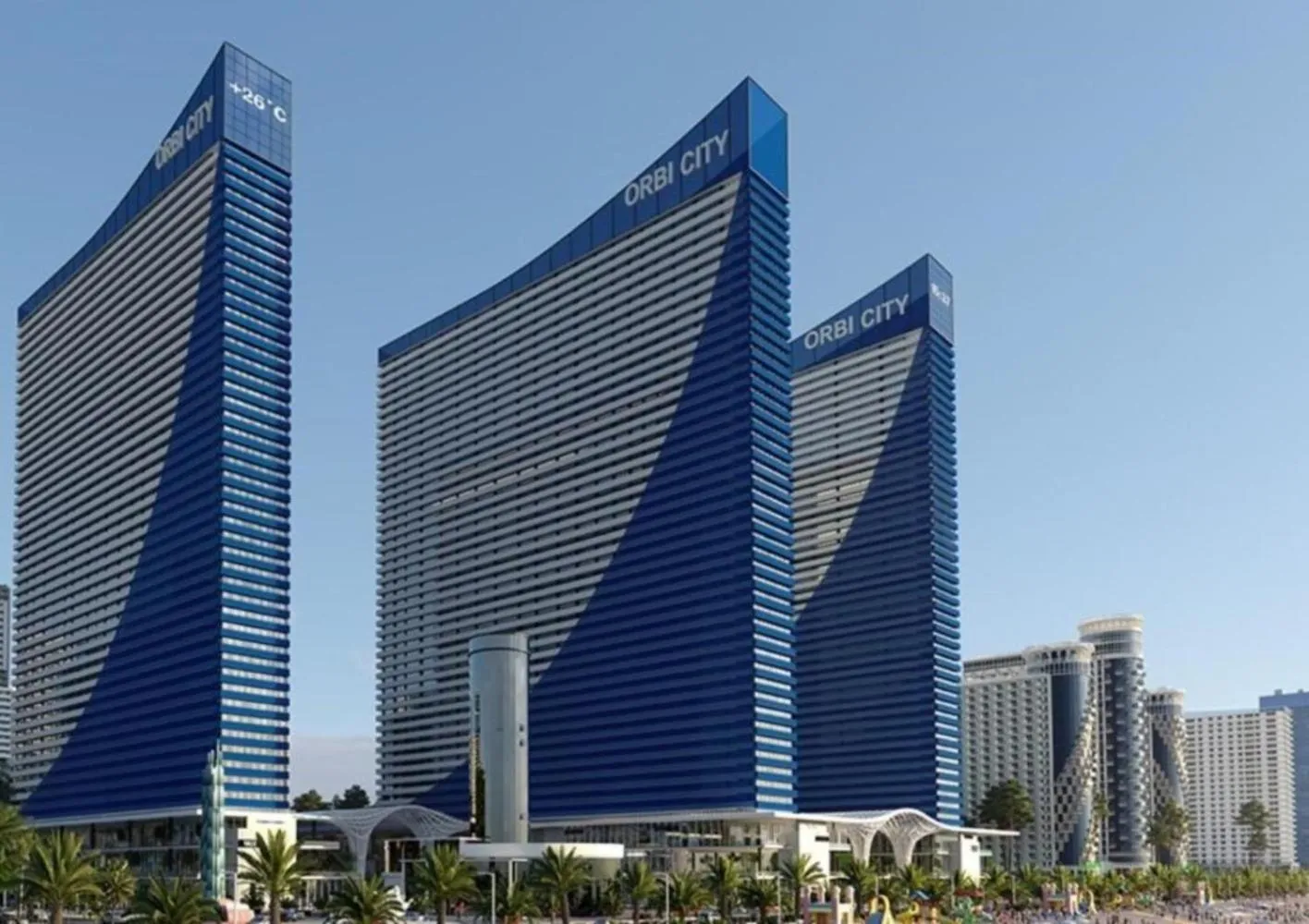 Property building in Orbi City Hotel With Sea View