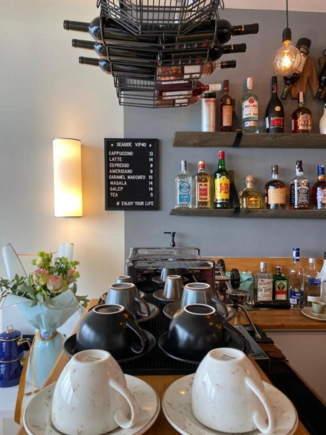 Coffee/tea facilities in Orbi City Hotel With Sea View