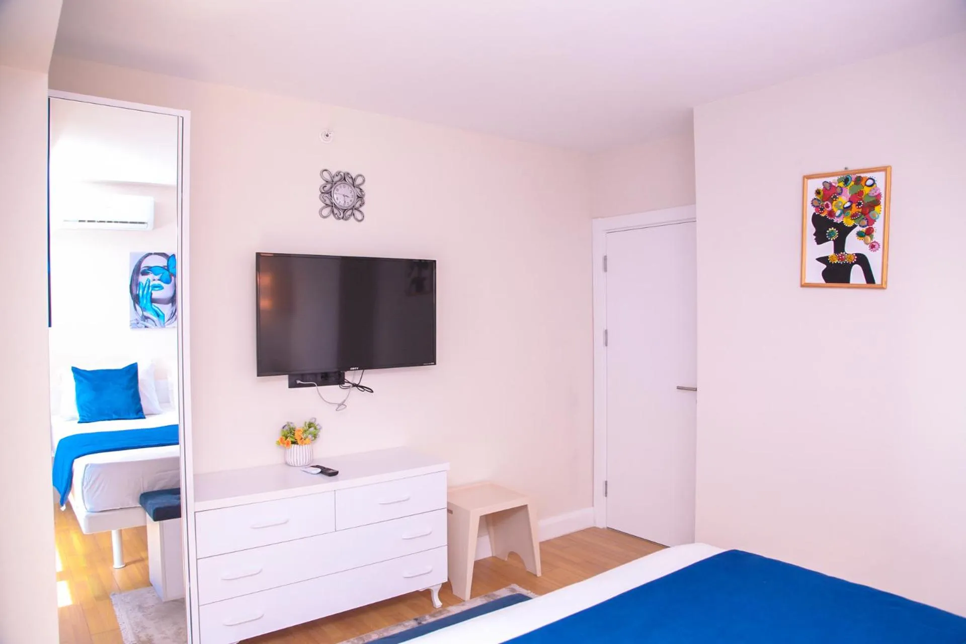 Communal lounge/ TV room in Orbi City Hotel With Sea View