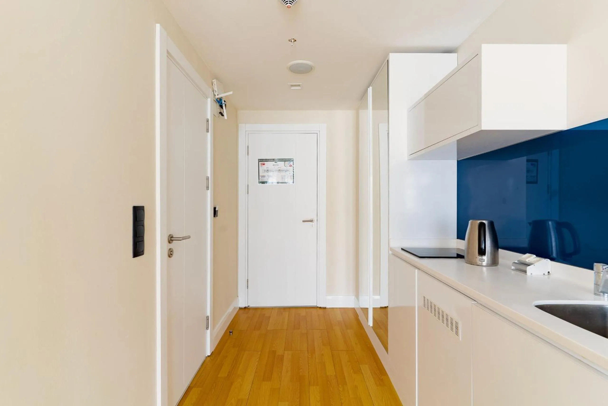 Kitchen or kitchenette in Orbi City Hotel With Sea View