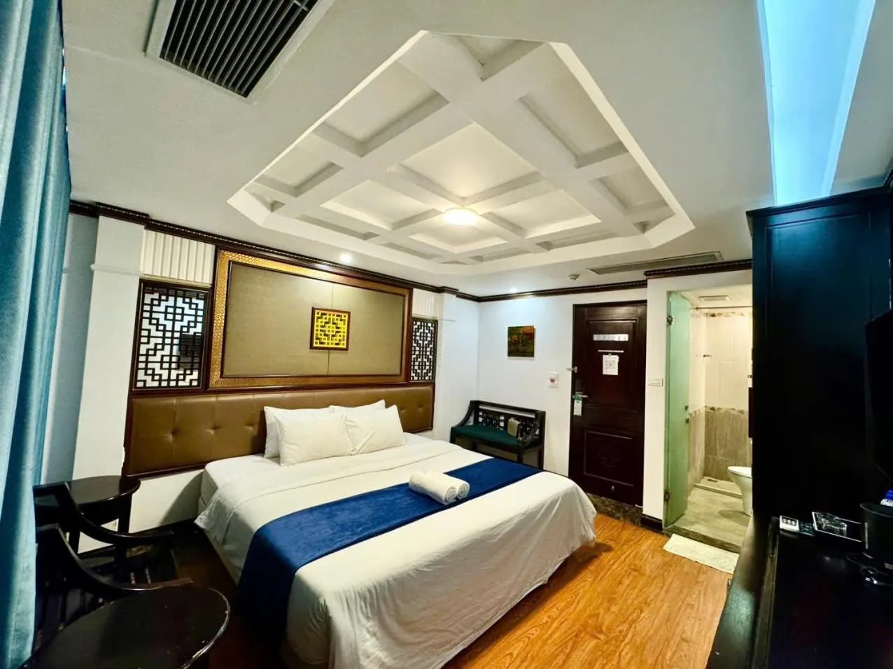 Bed in Church Legend Hotel