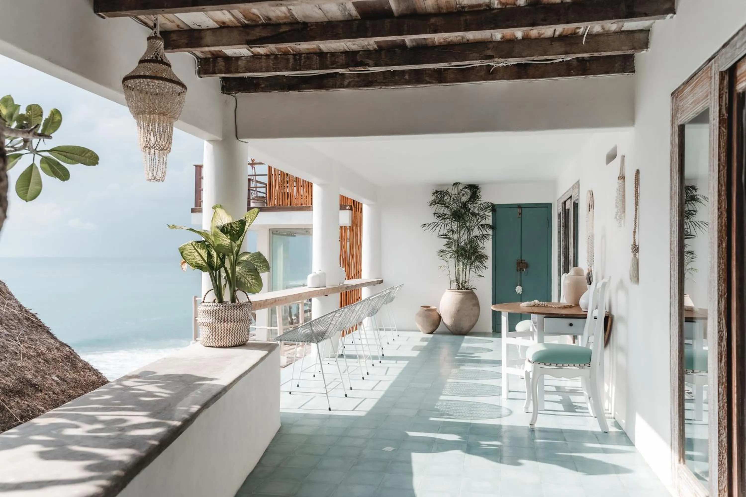 Seating area in Blue Ocean Bingin