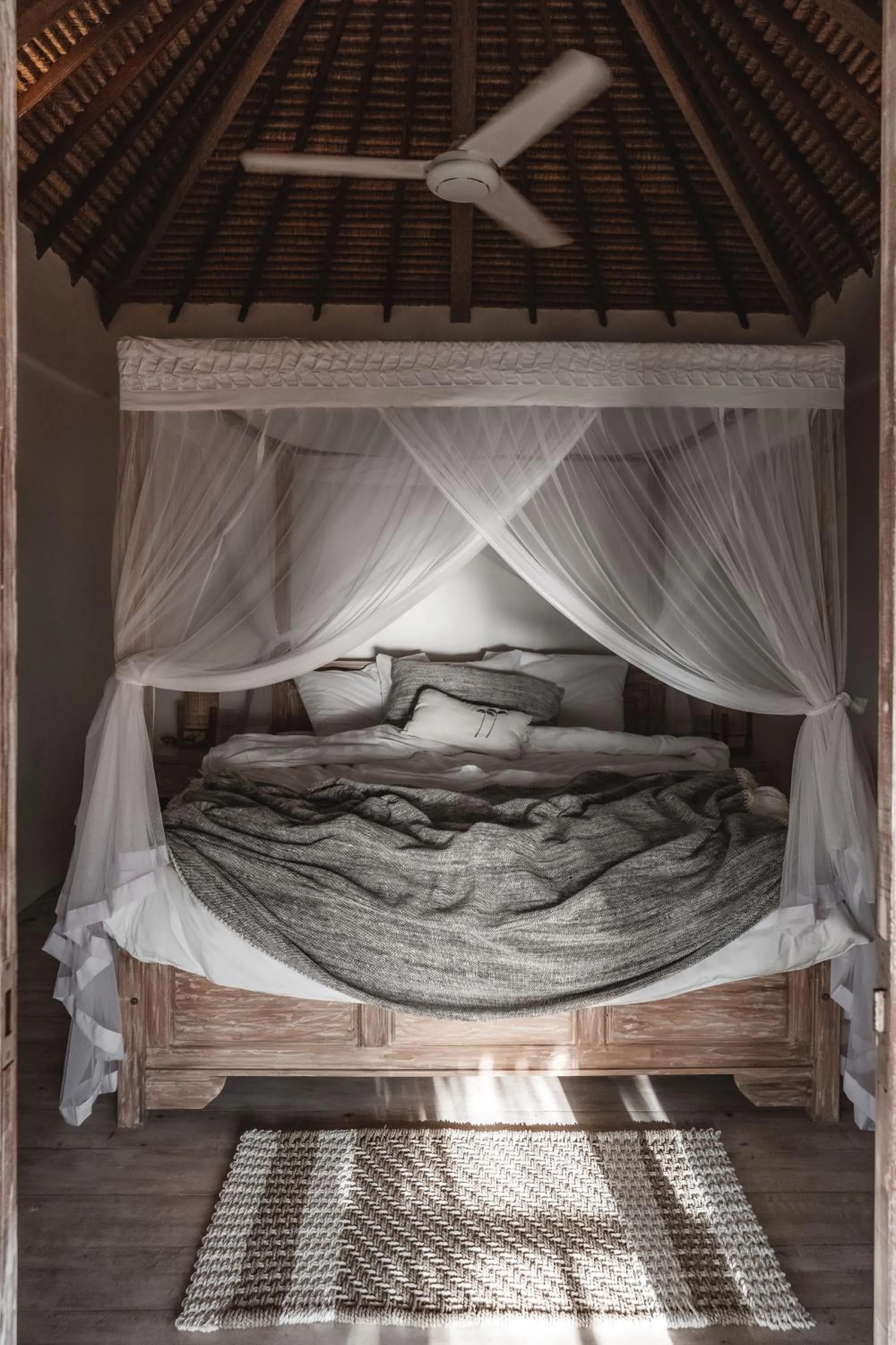 Bed in Blue Ocean Bingin