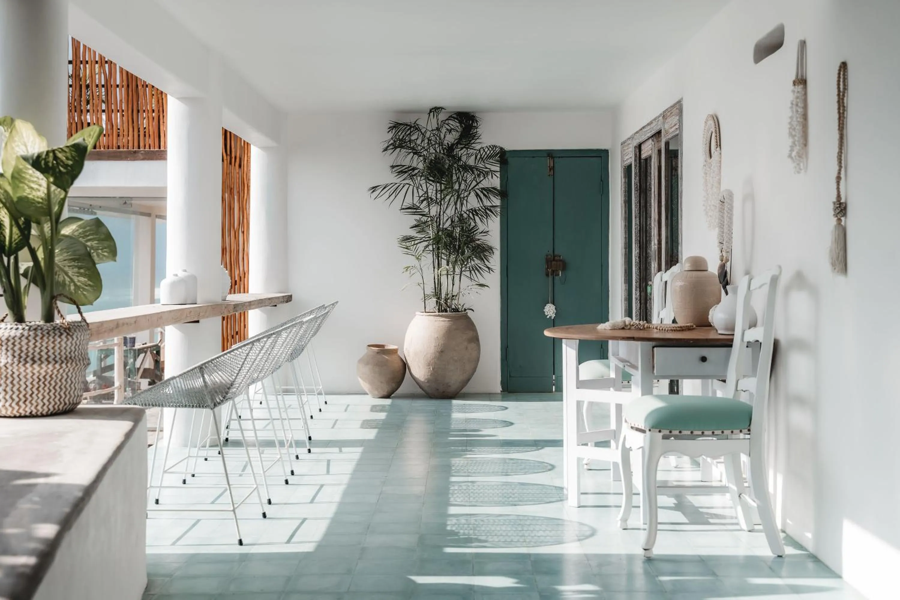 Seating area in Blue Ocean Bingin