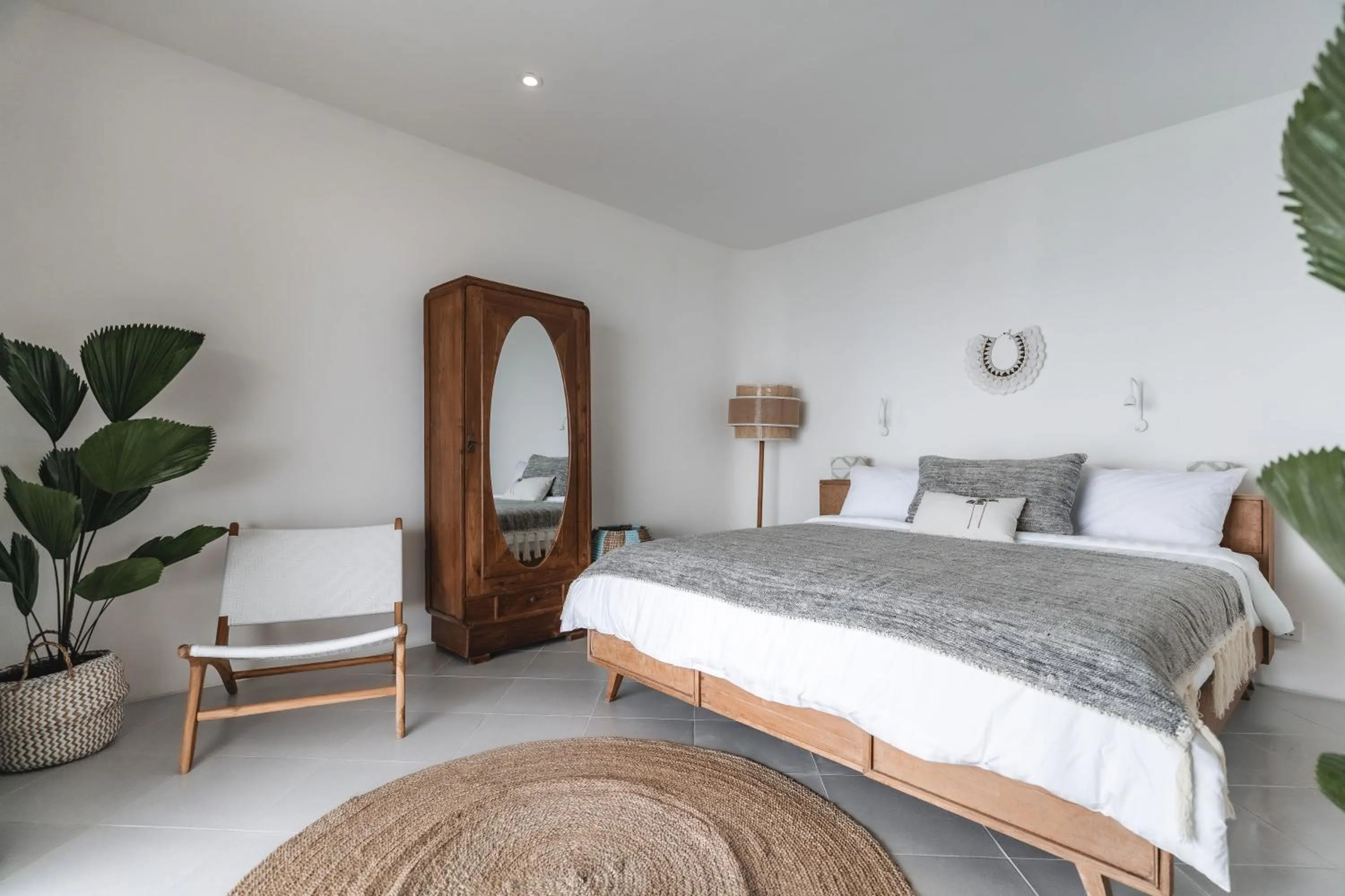 Bed in Blue Ocean Bingin