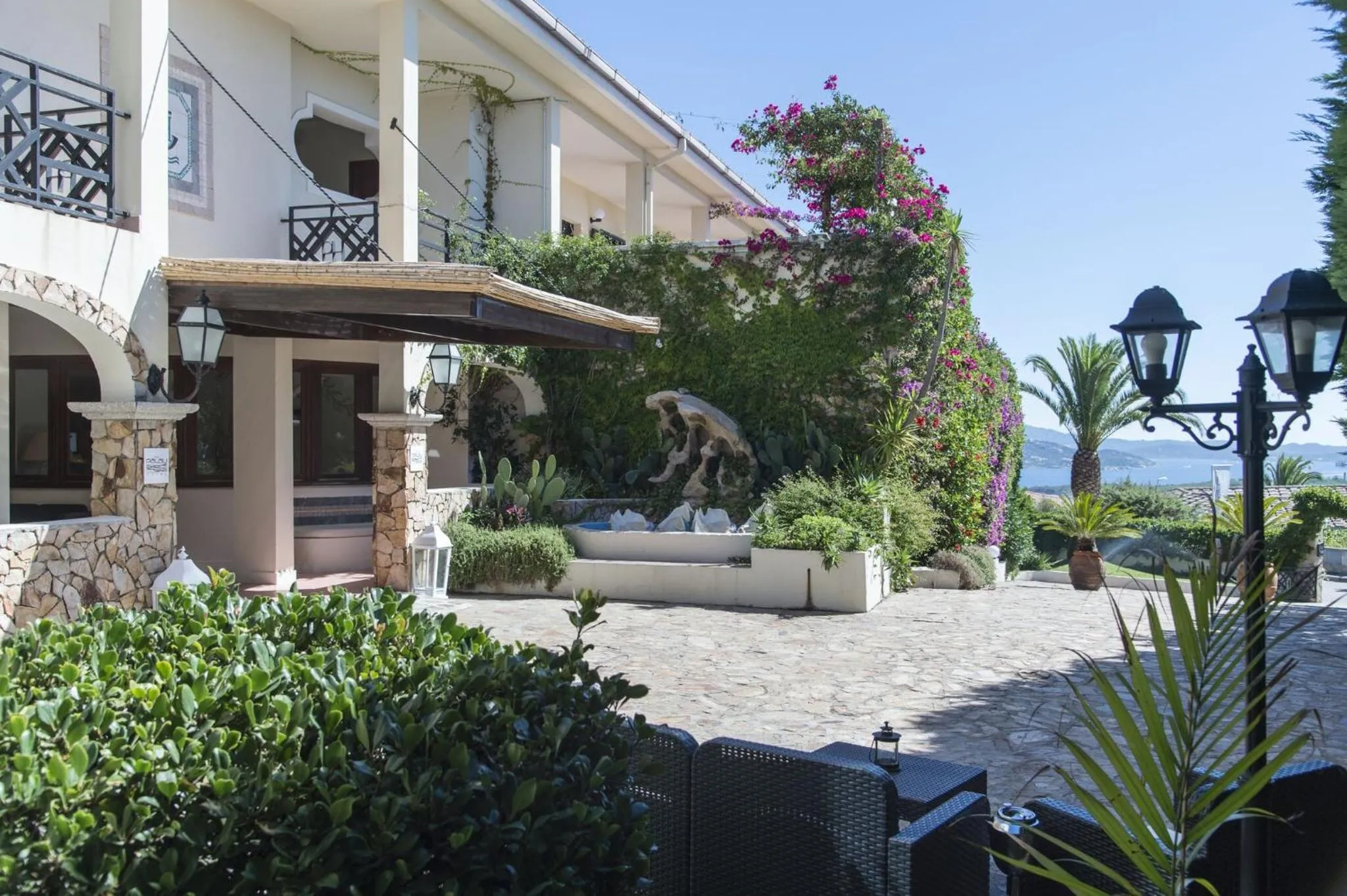Patio in Hotel Palau