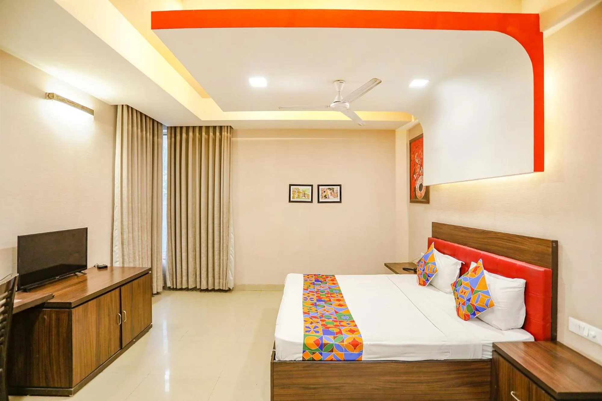 Bed in FabHotel Grand Olive