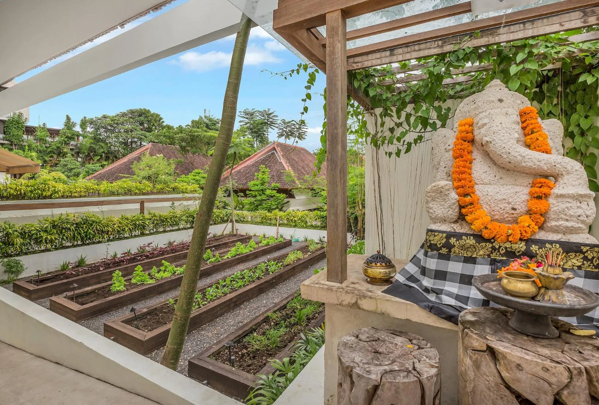 Garden in Bisma Eight Villas