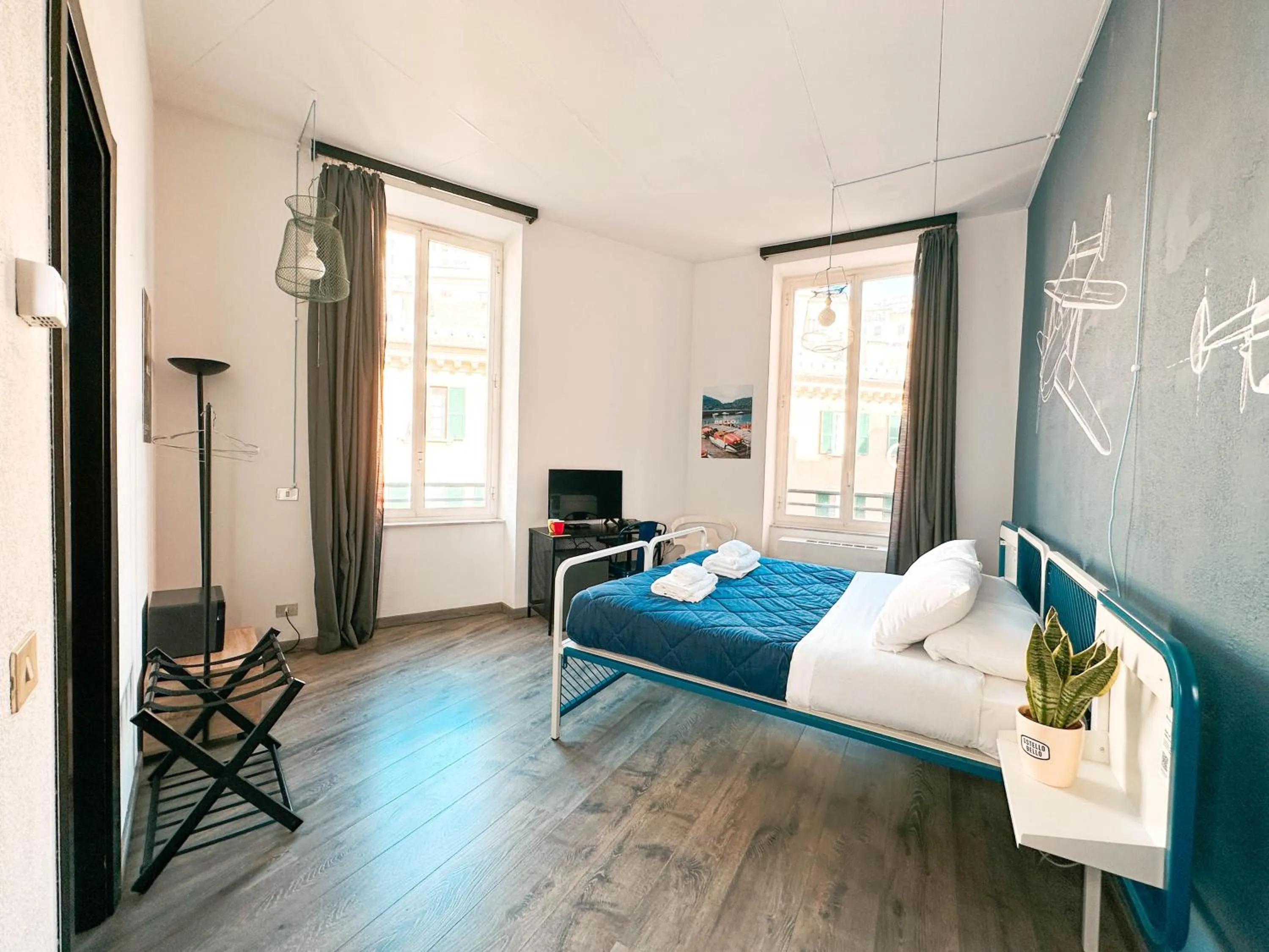 Bed in Hotel Britannia