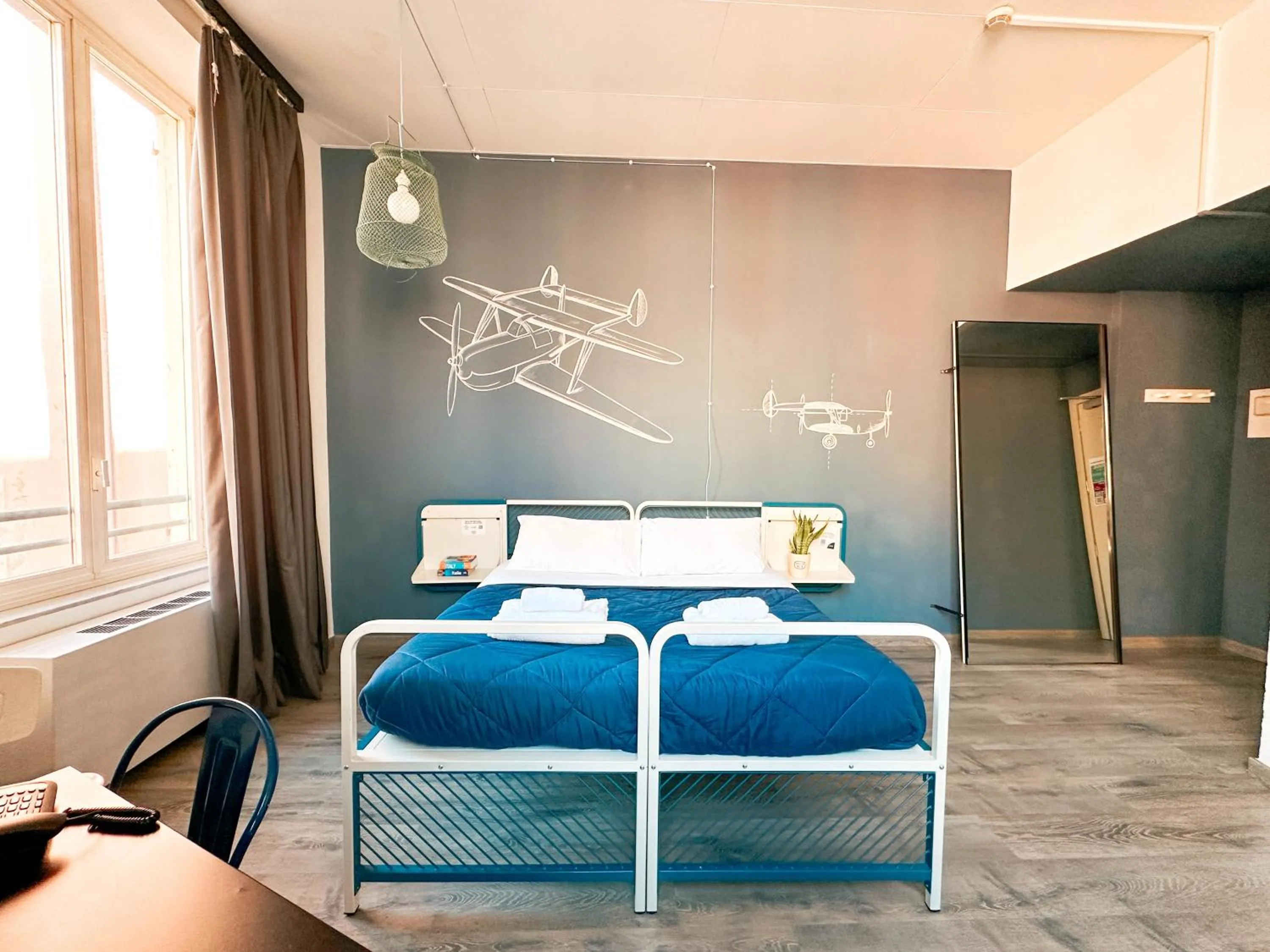 Bed in Hotel Britannia