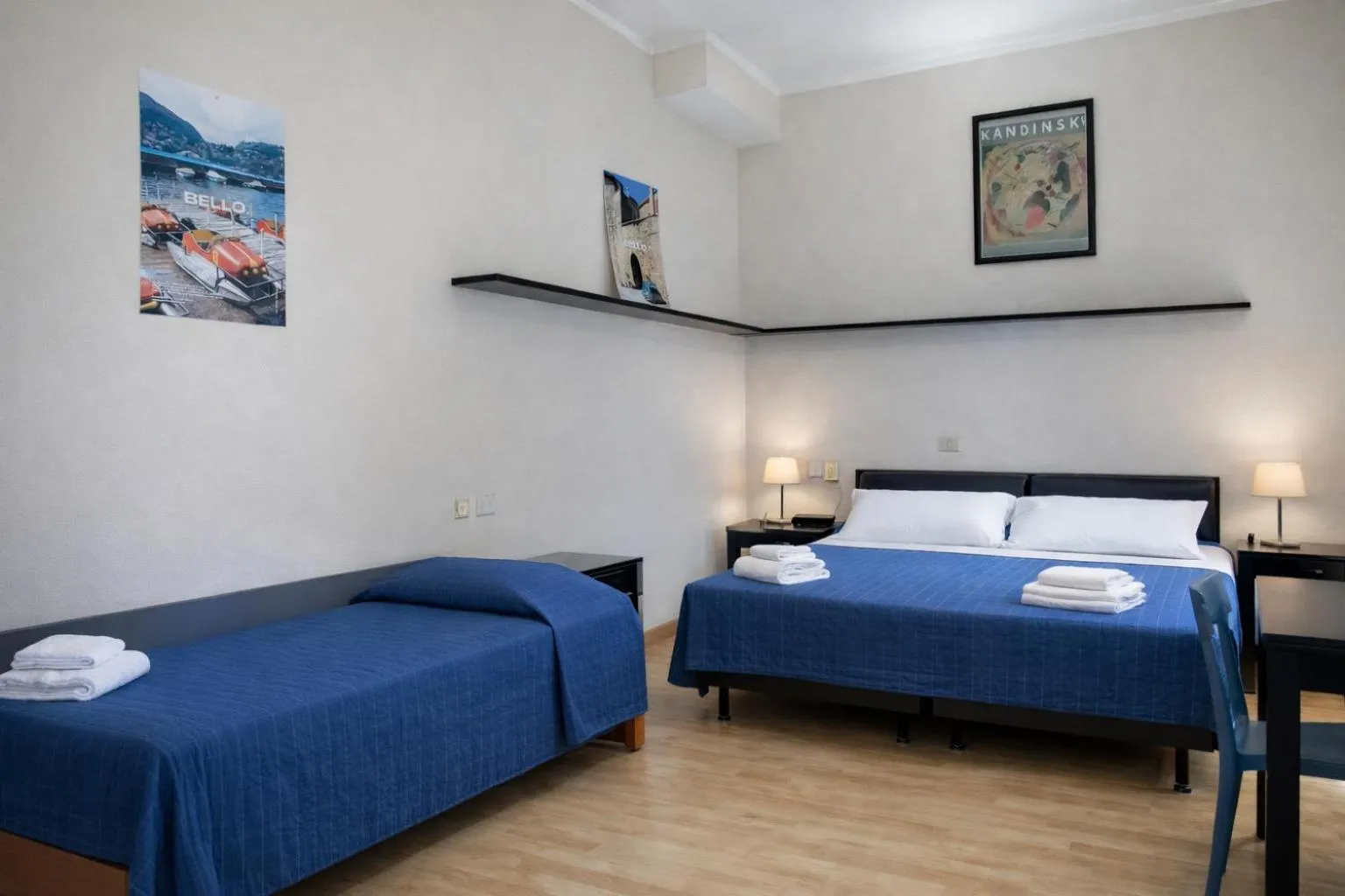 Bed in Hotel Britannia