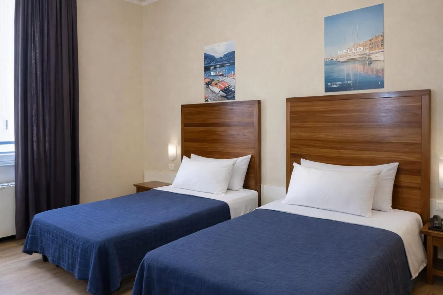 Bed in Hotel Britannia