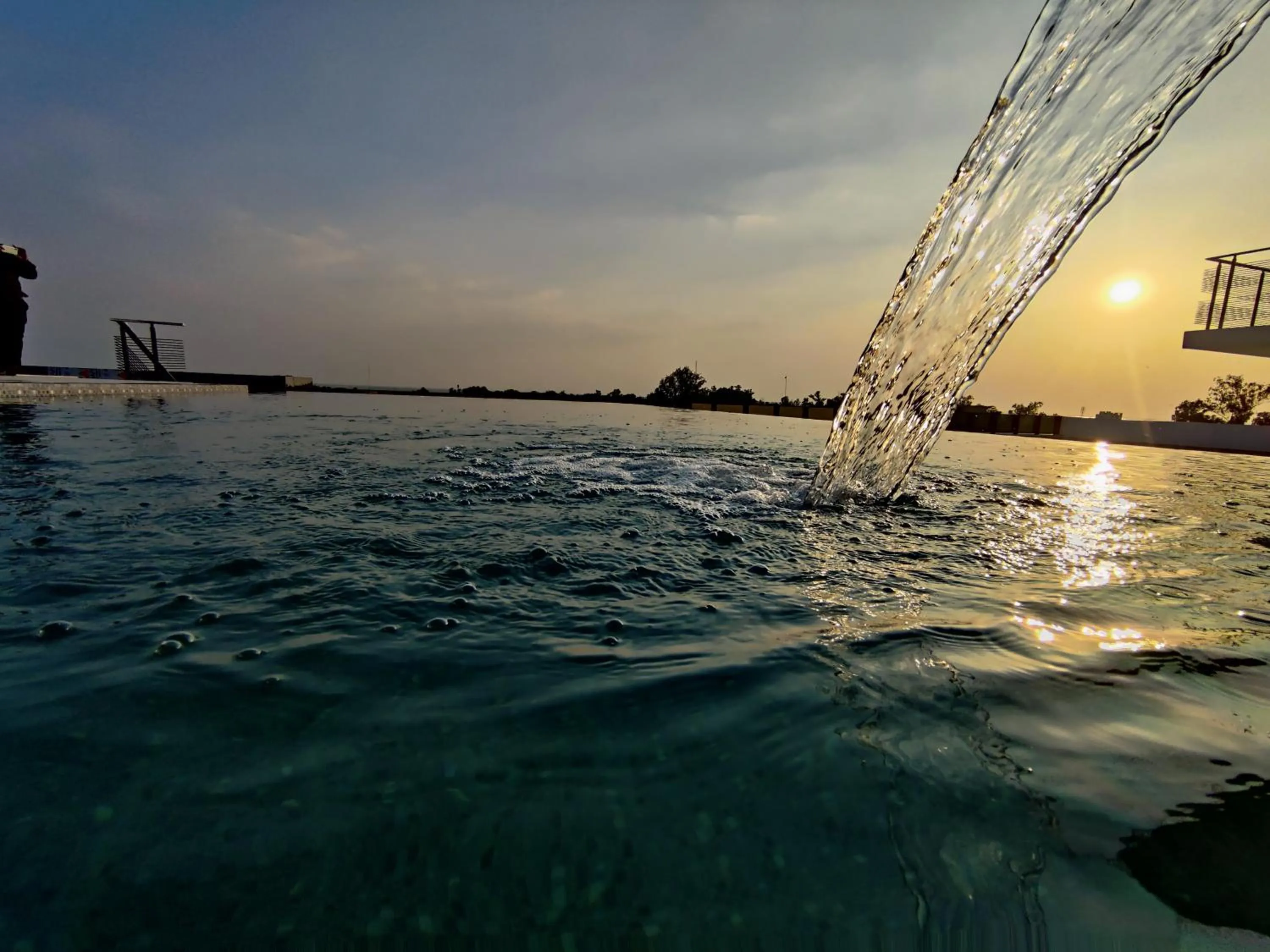 Swimming pool in Hotel X Rajshahi
