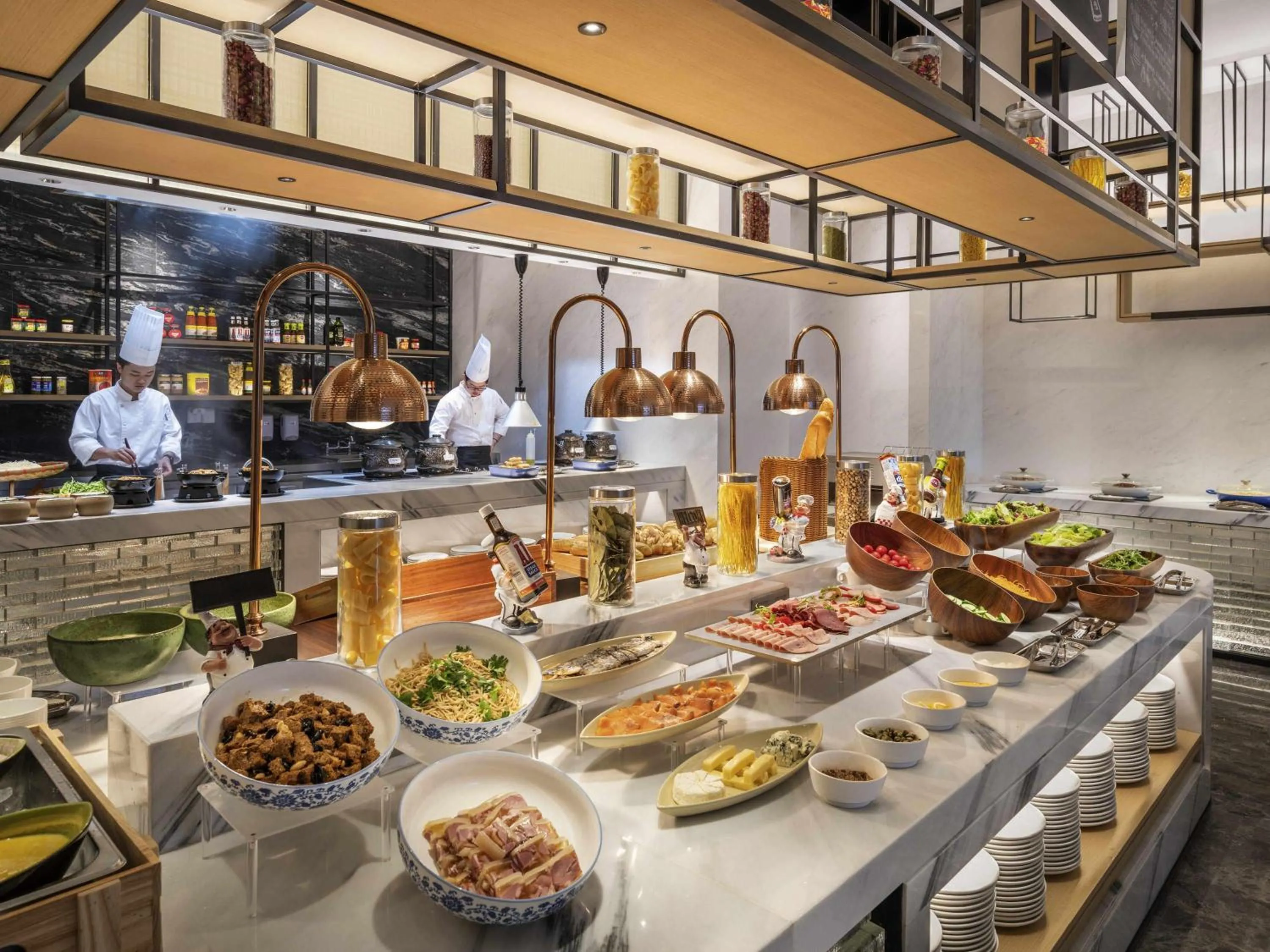 Breakfast in Novotel Shanghai Caohejing