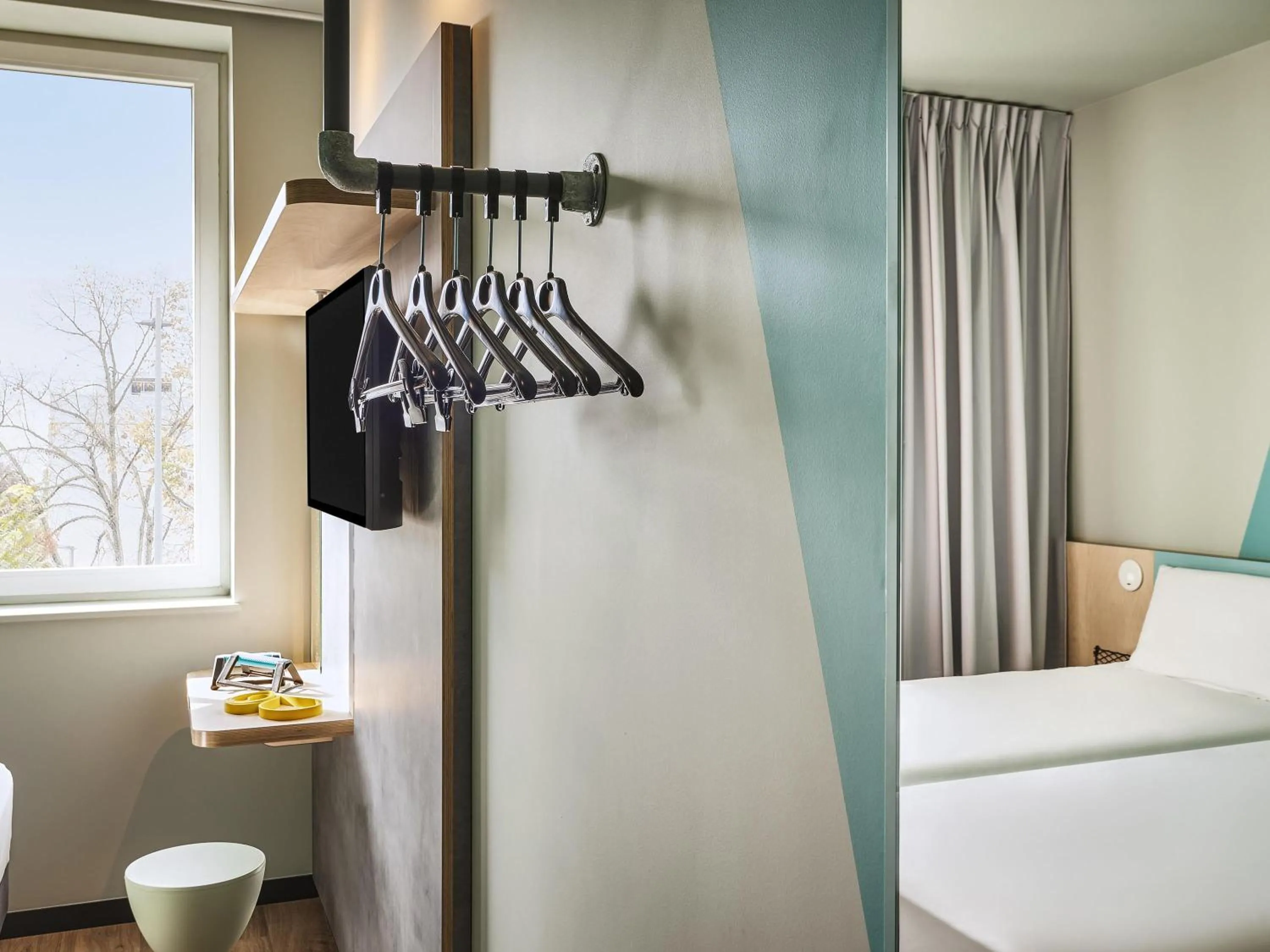 Bedroom, Bed in ibis budget Nancy Laxou