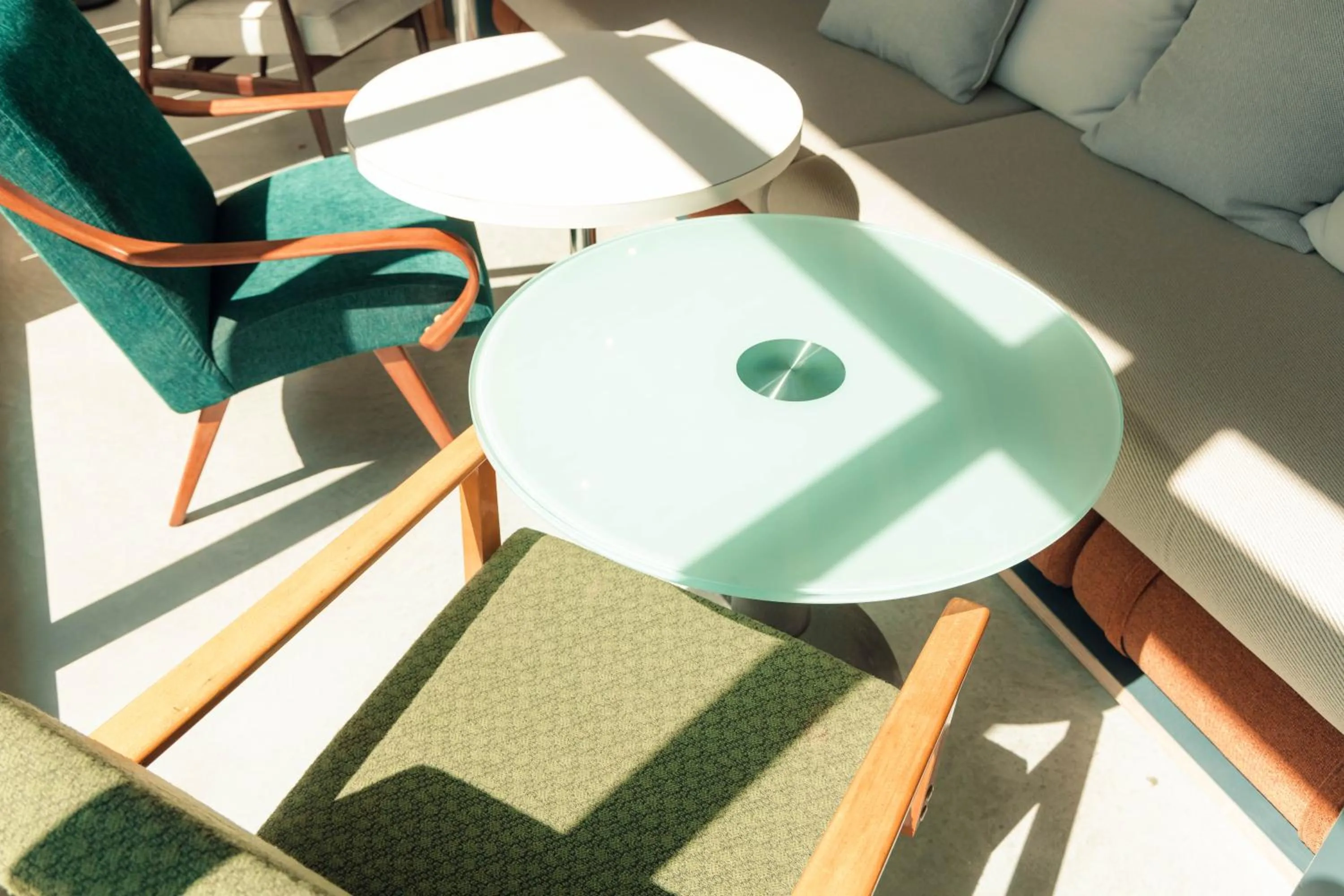 Living room in ibis Budget La Rochelle Centre gare